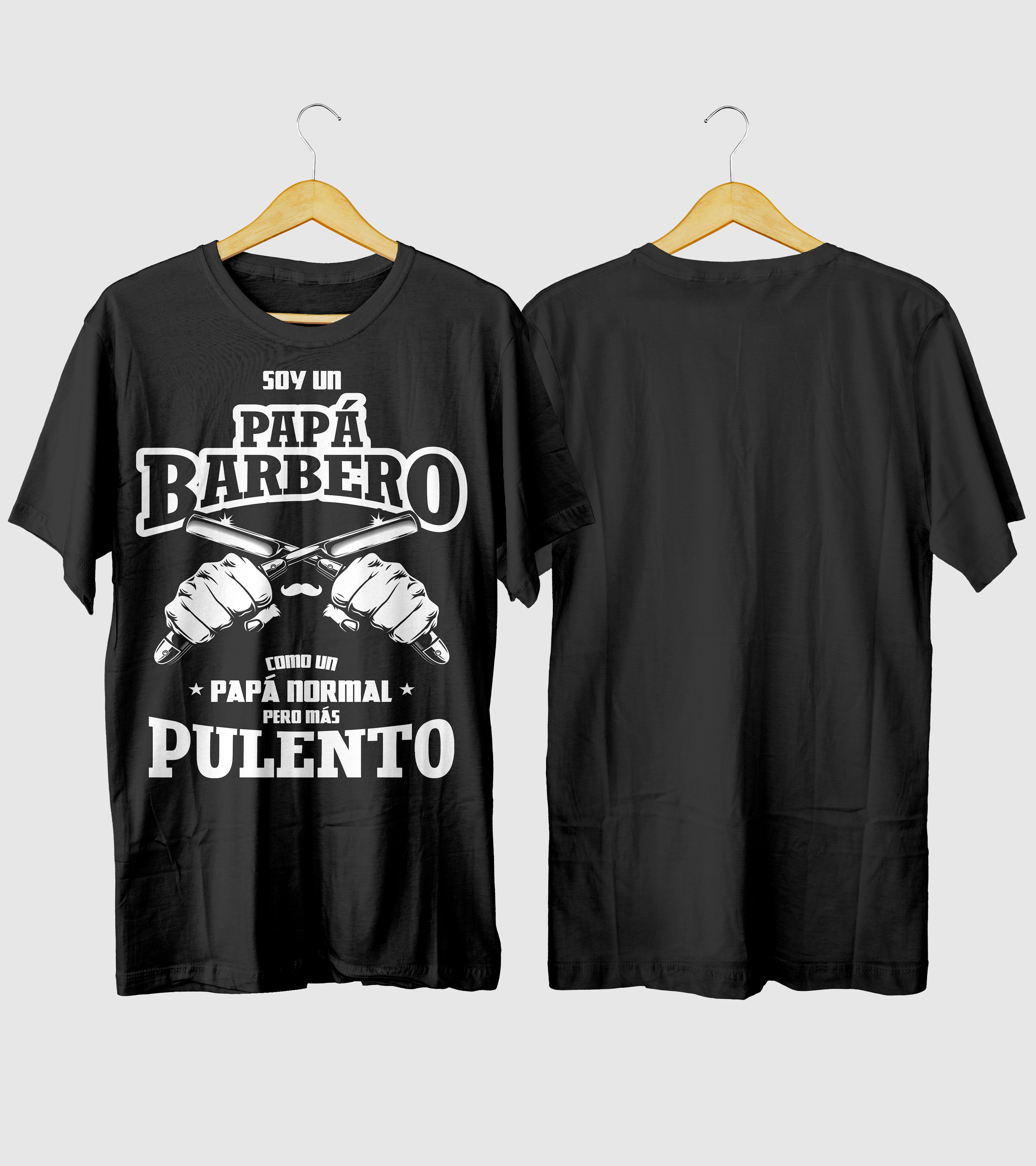 Polera Soy Un Papá Barbero - Dia Del Padre