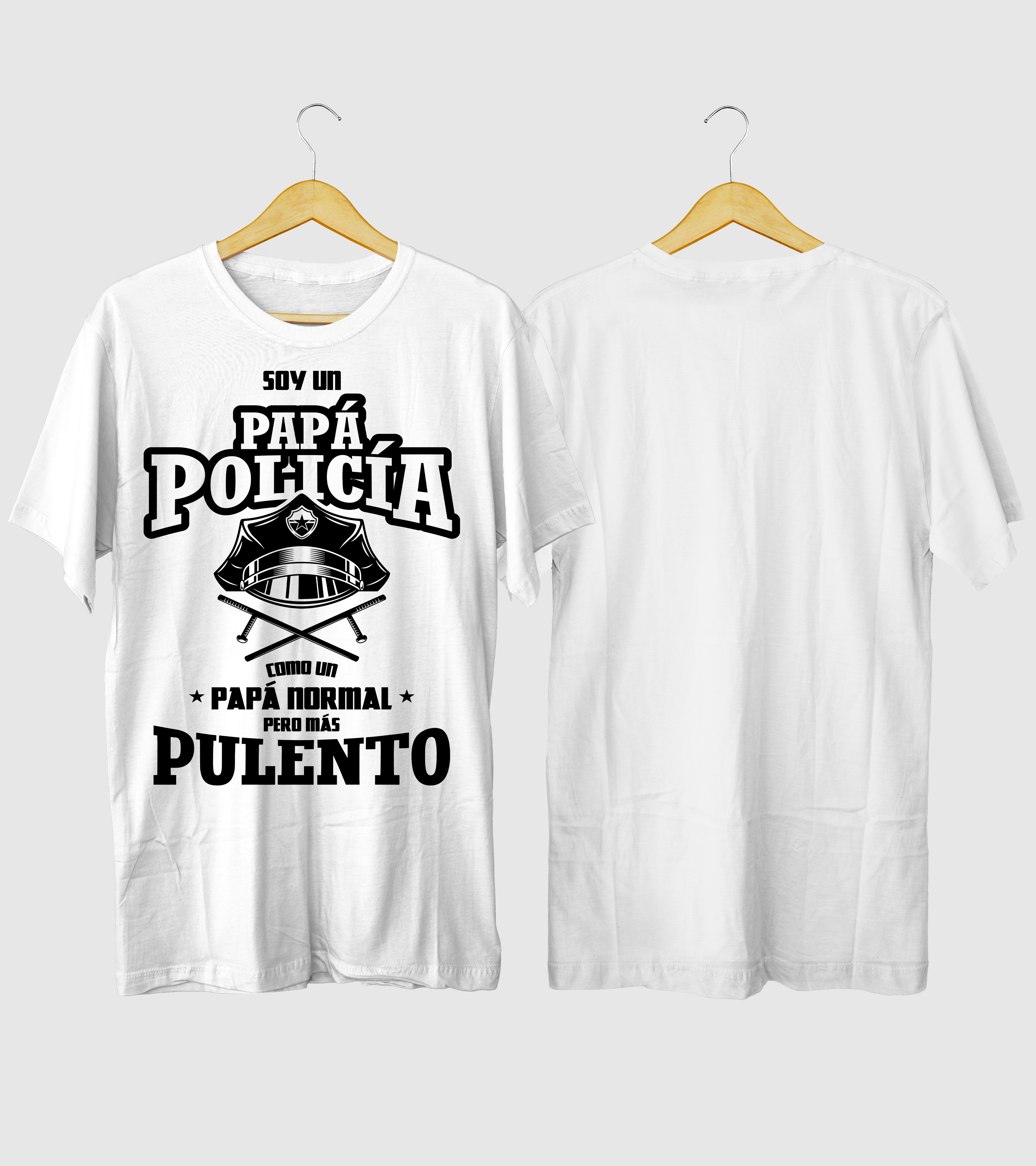 Polera Soy Un Papá Policia - Dia Del Padre