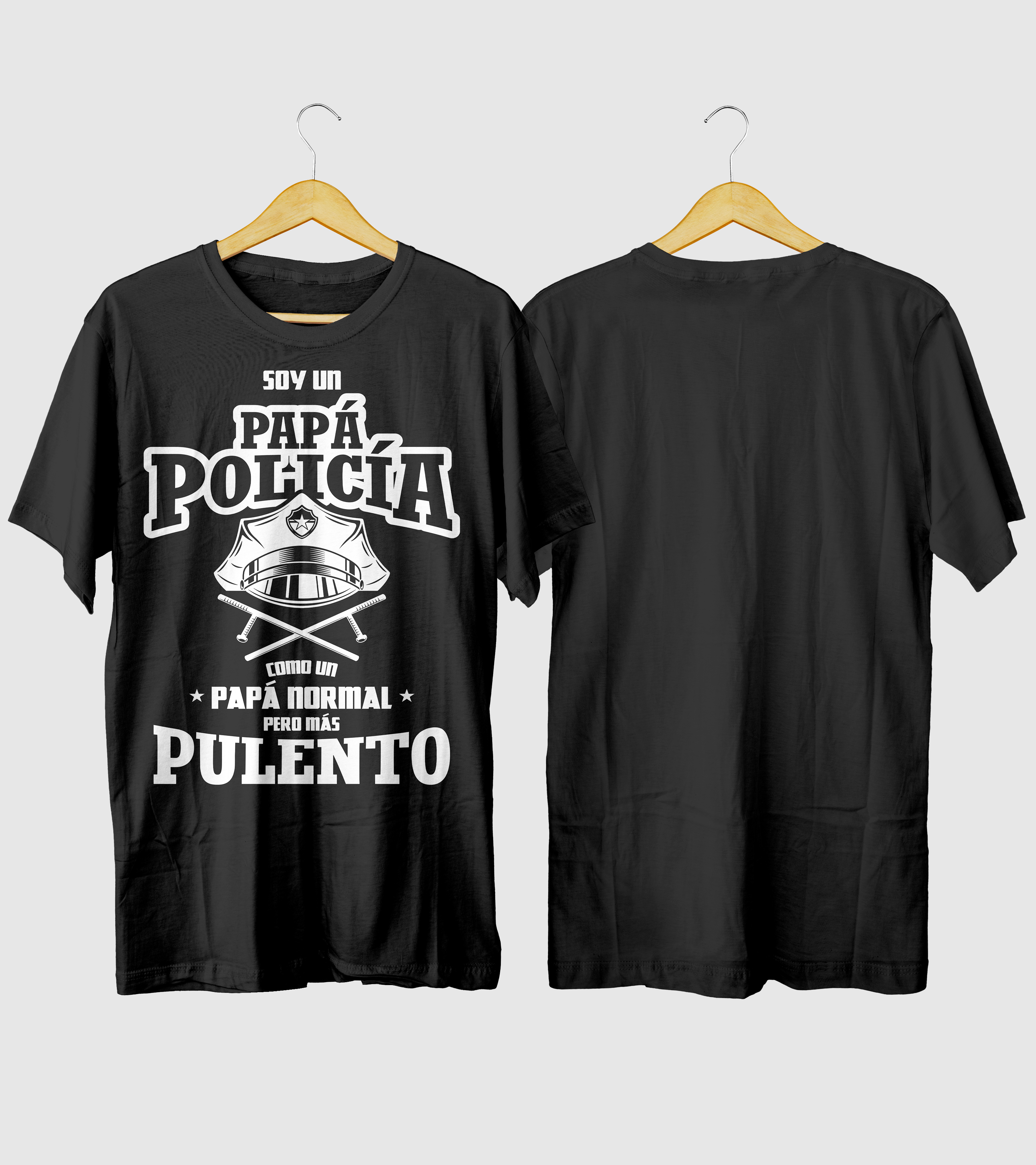Polera Soy Un Papá Policia - Dia Del Padre