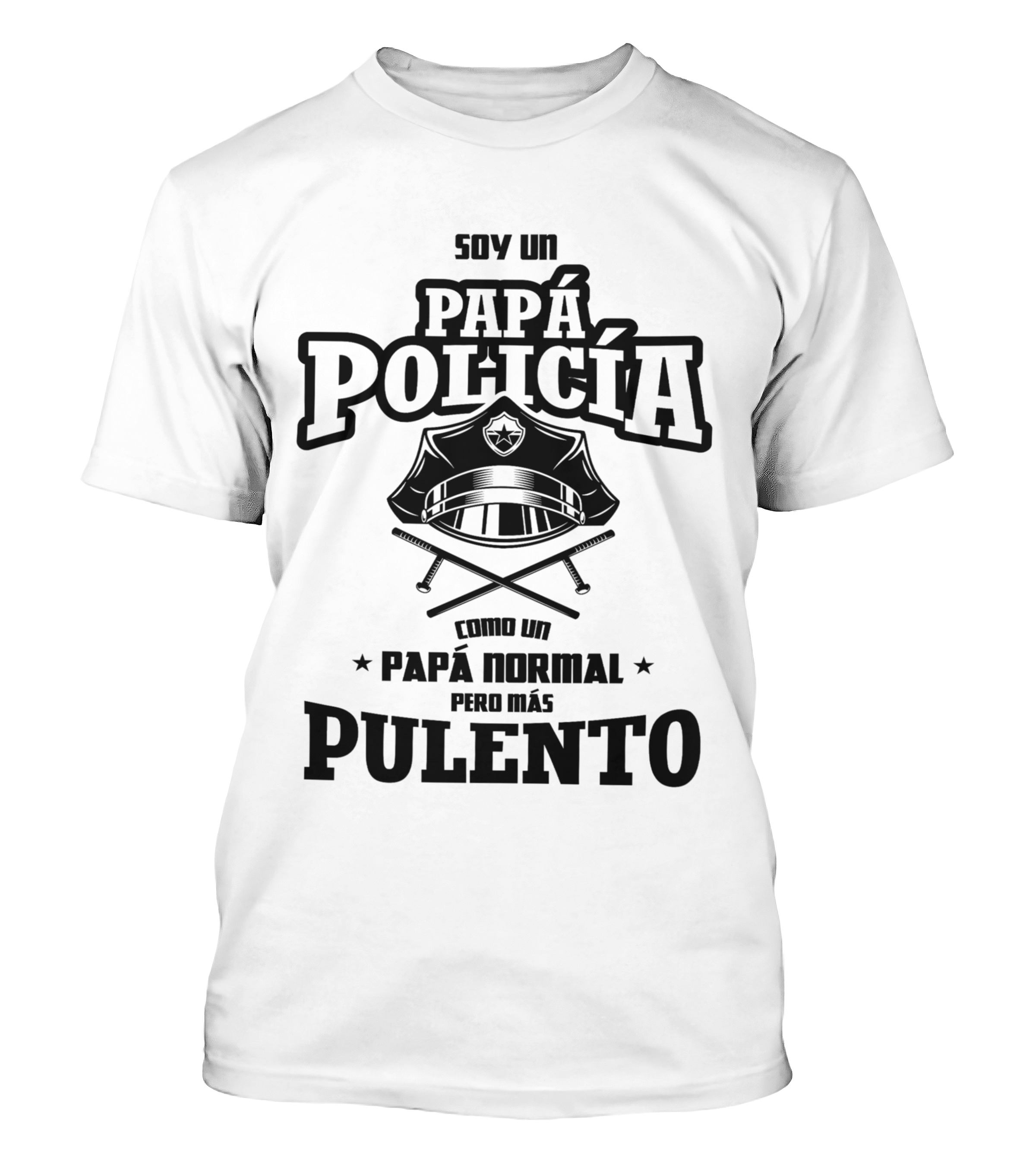 Polera Soy Un Papá Policia - Dia Del Padre