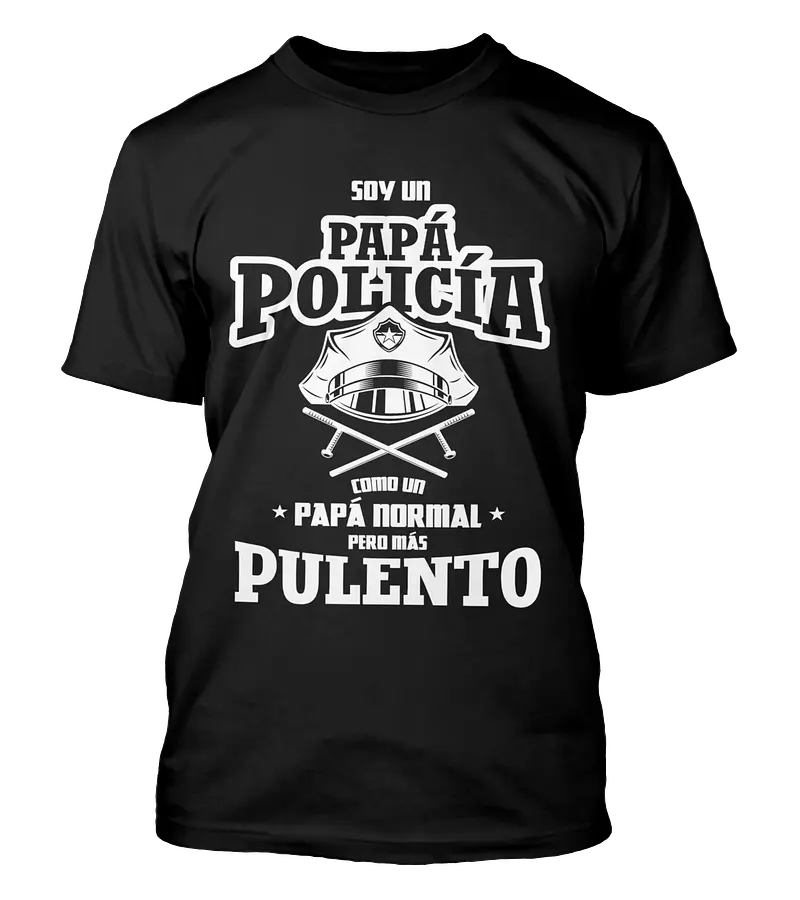 Polera Soy Un Papá Policia - Dia Del Padre