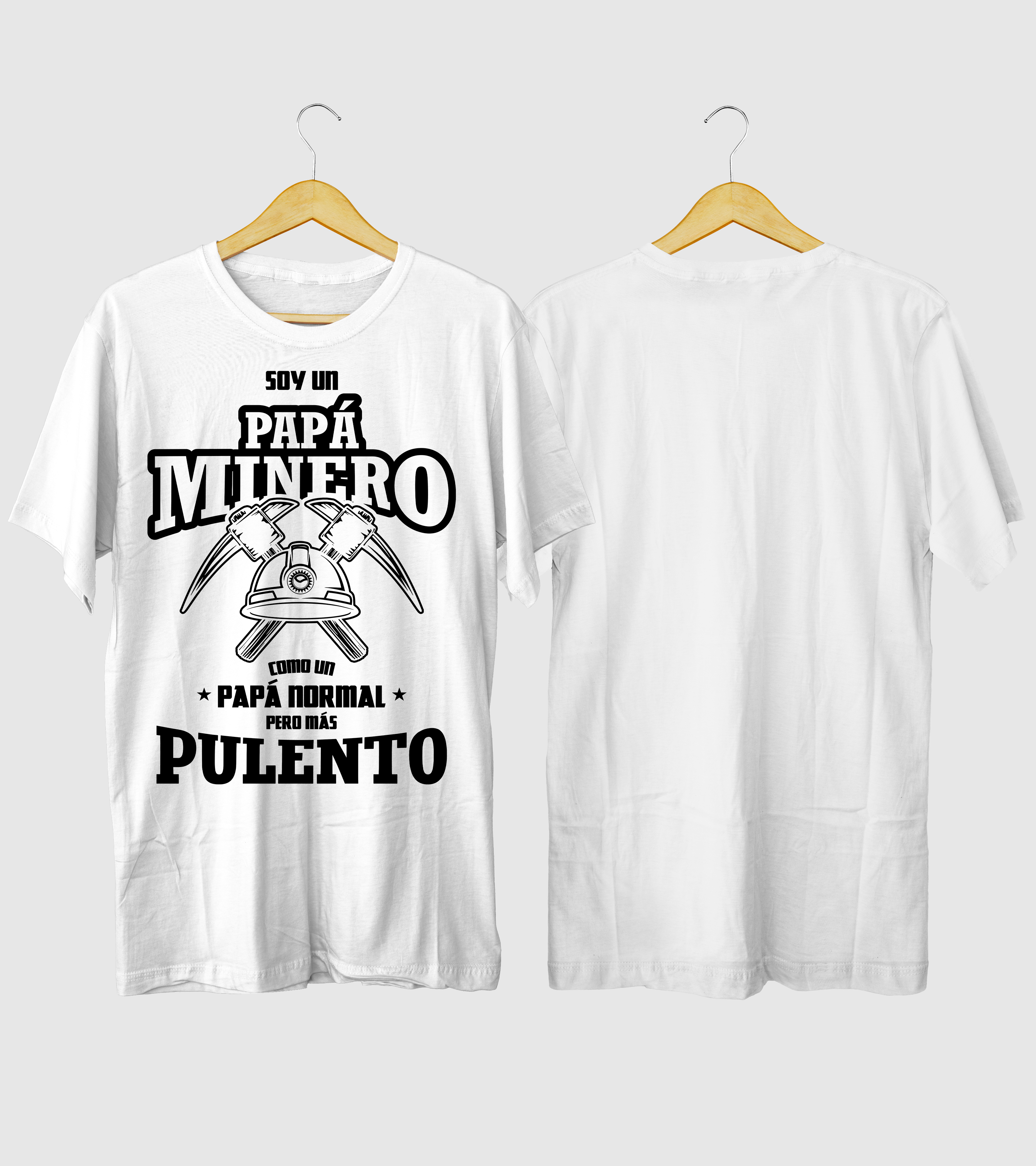 Polera Soy Un Papá Minero - Dia Del Padre