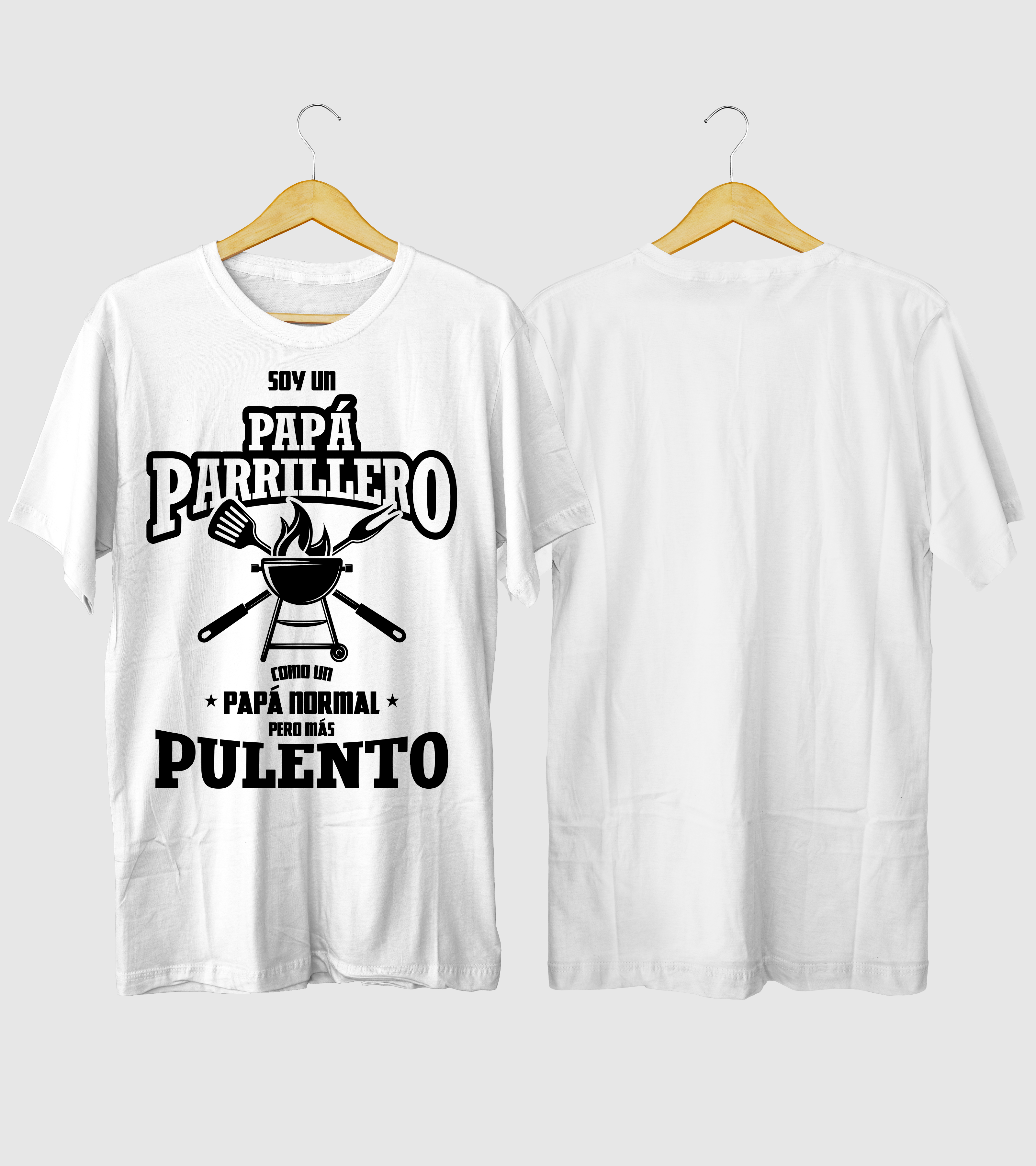 Polera Soy Un Papá Parrillero - Dia Del Padre