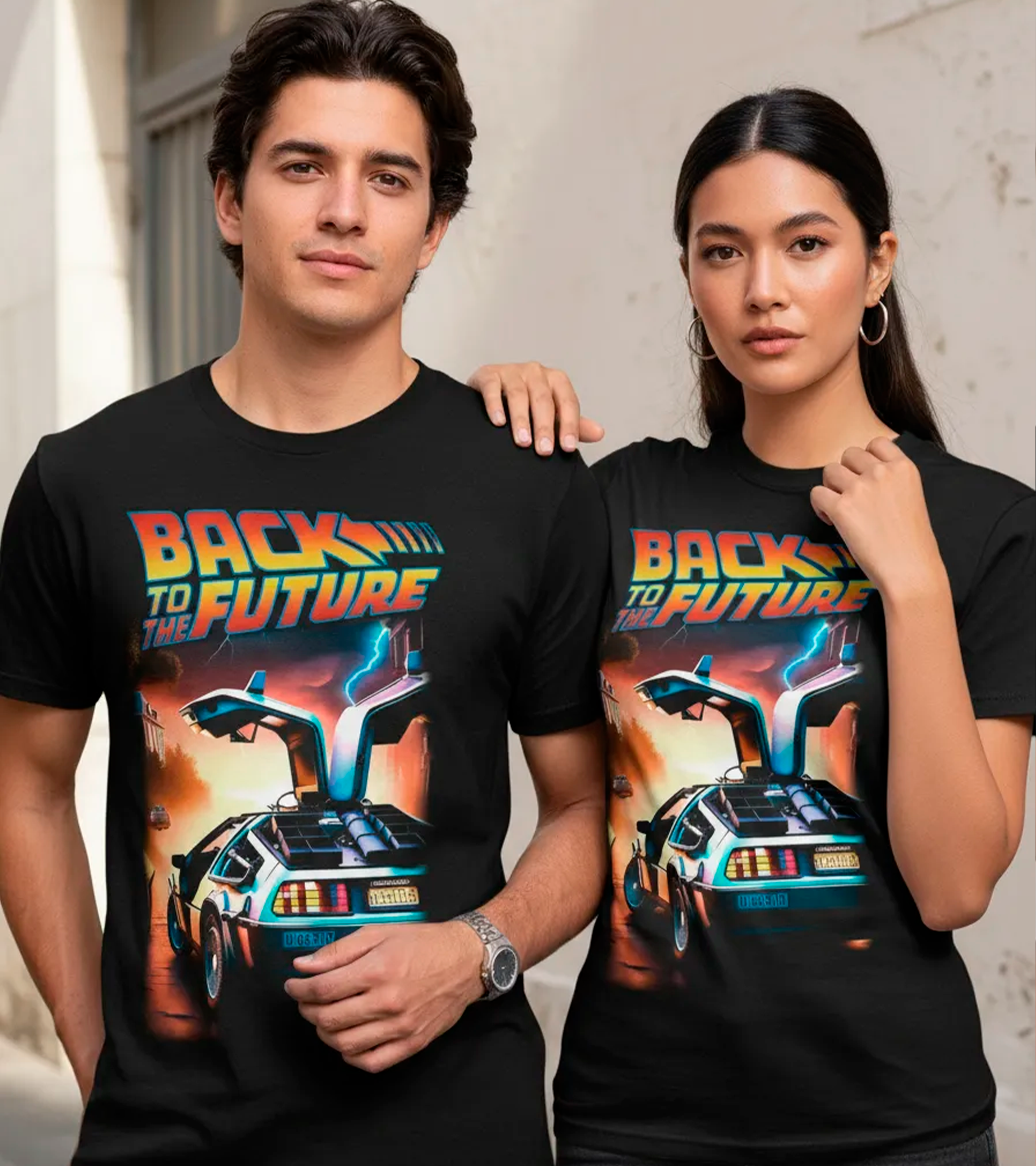 Polera Delorean Retro