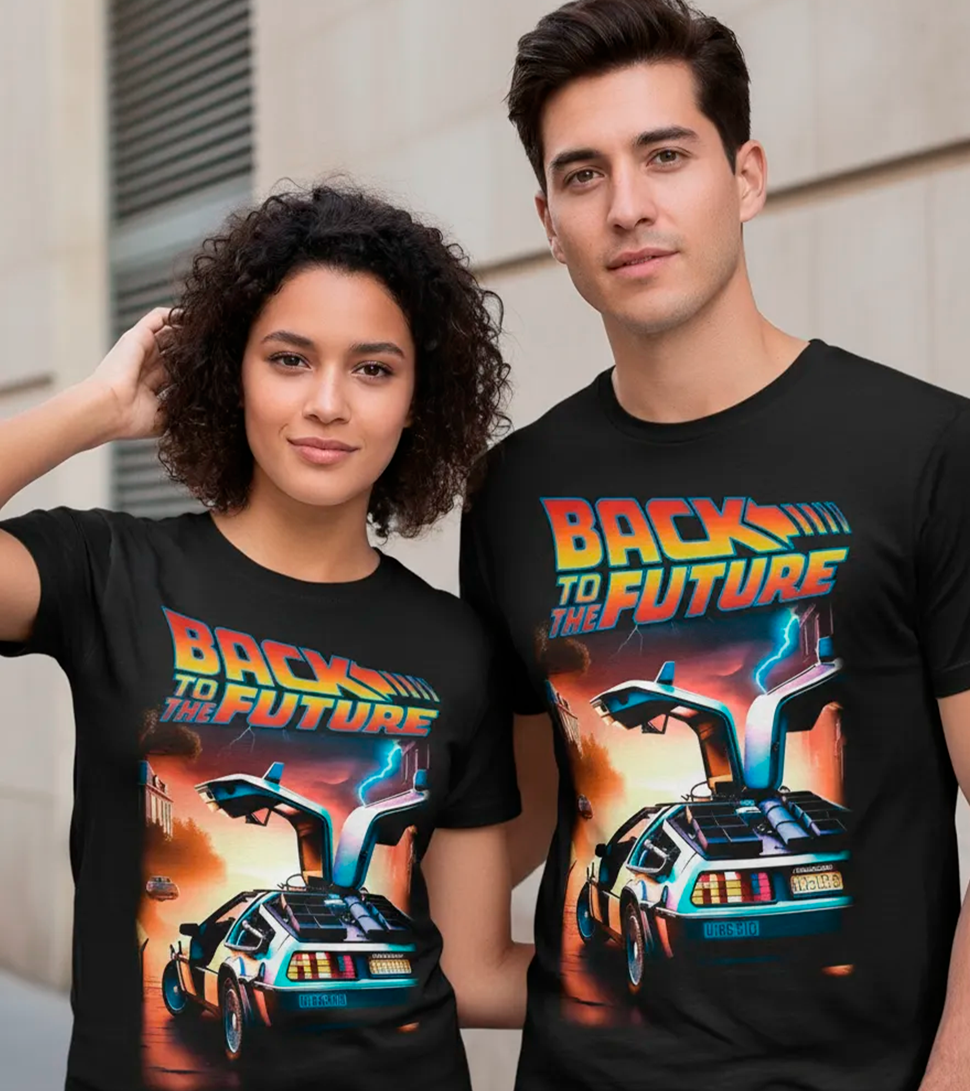 Polera Delorean Retro