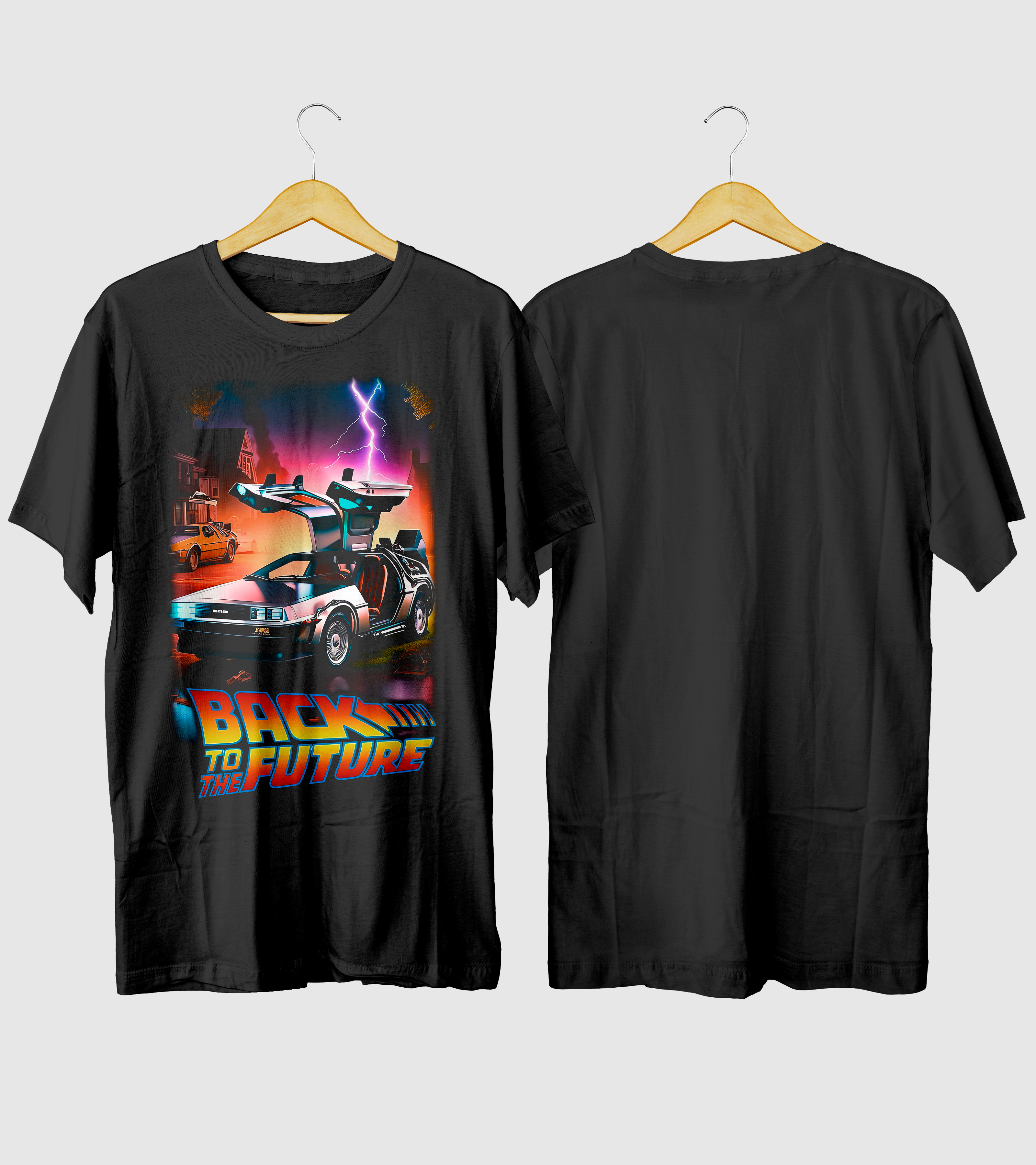 Polera Delorean Retro v2