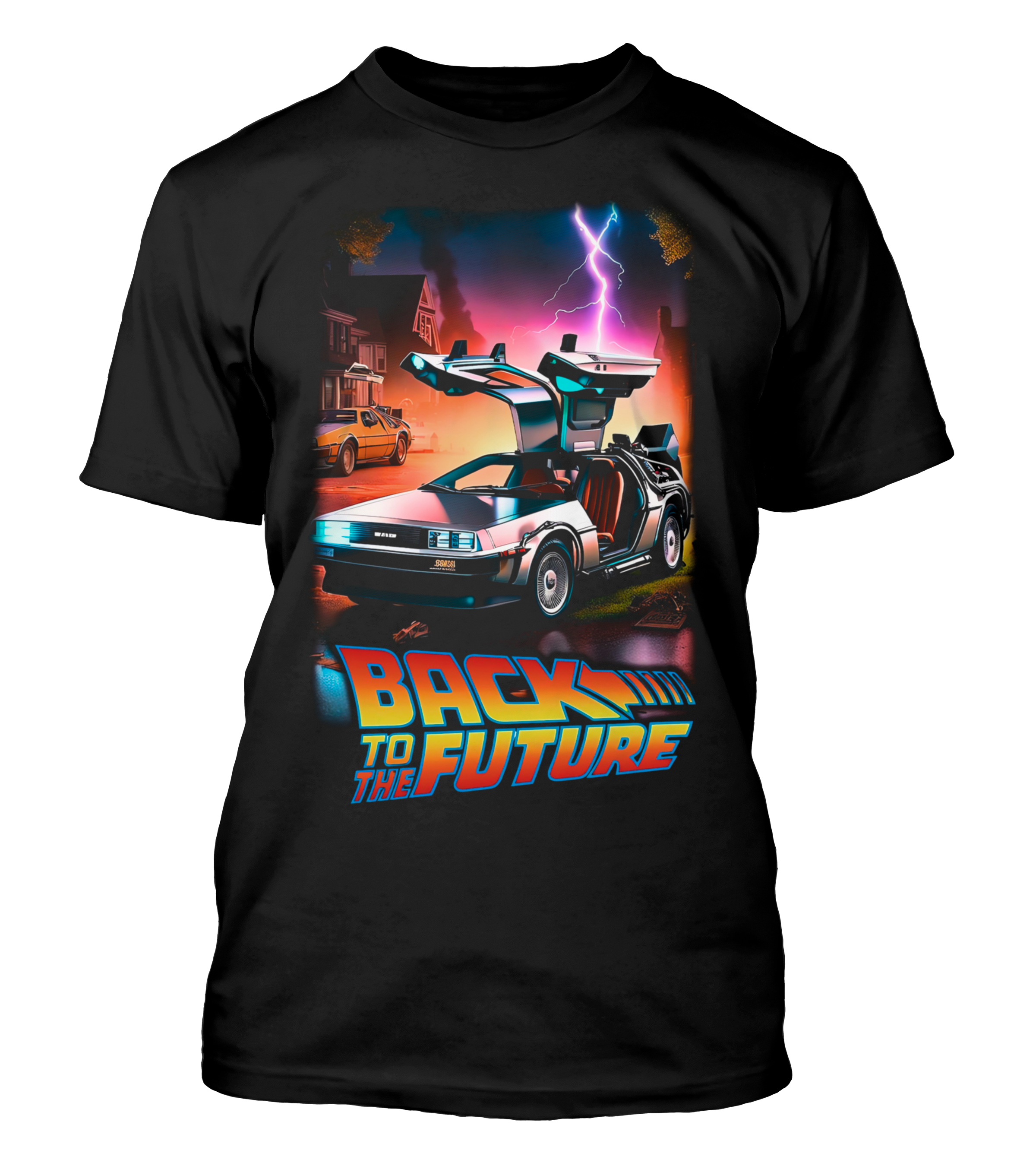 Polera Delorean Retro v2