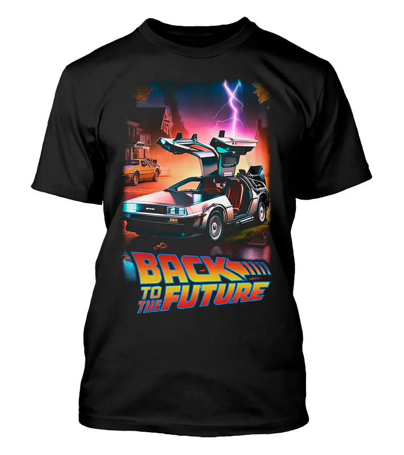 Polera Delorean Retro v2