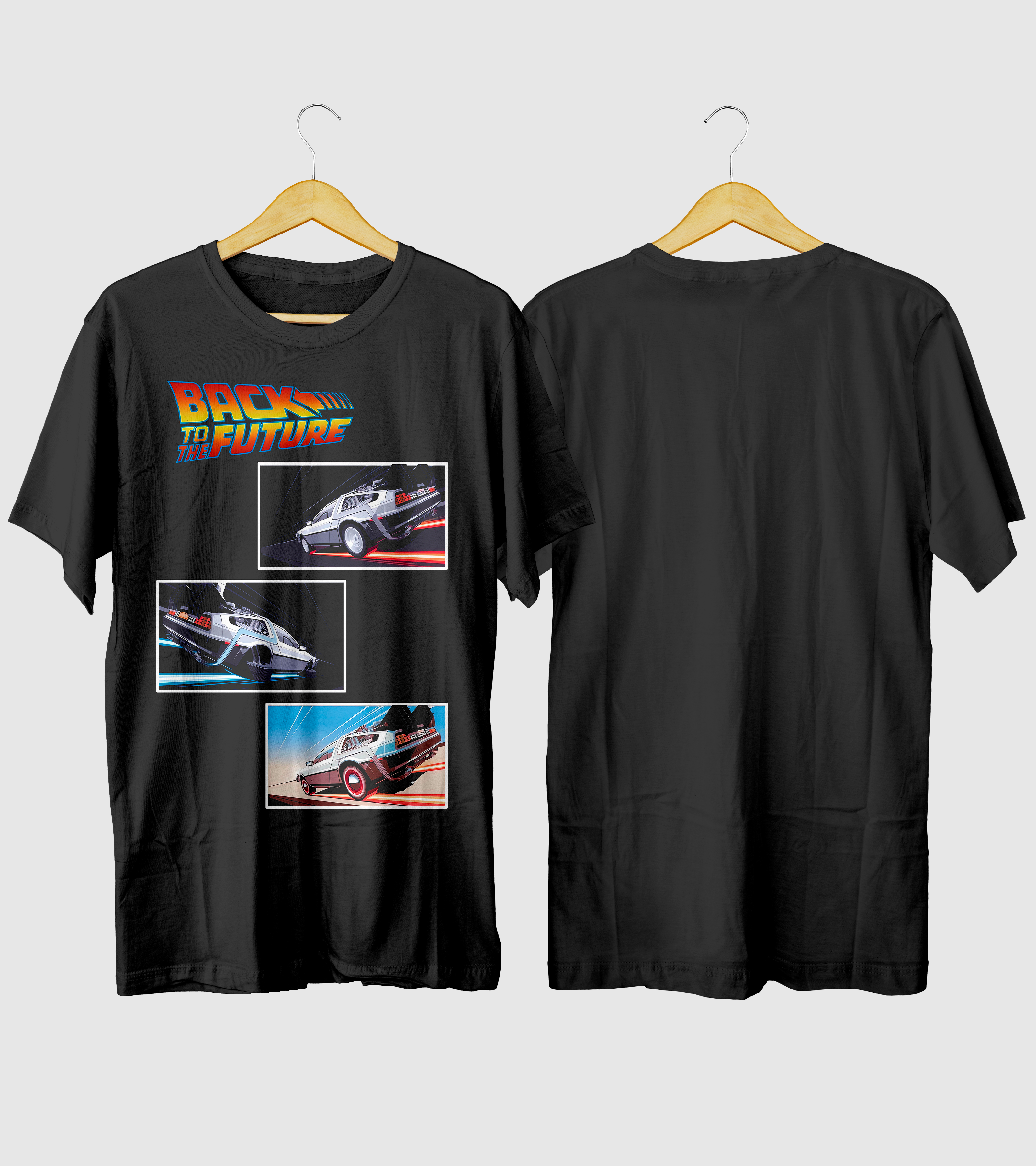 Polera Delorean Retro v3