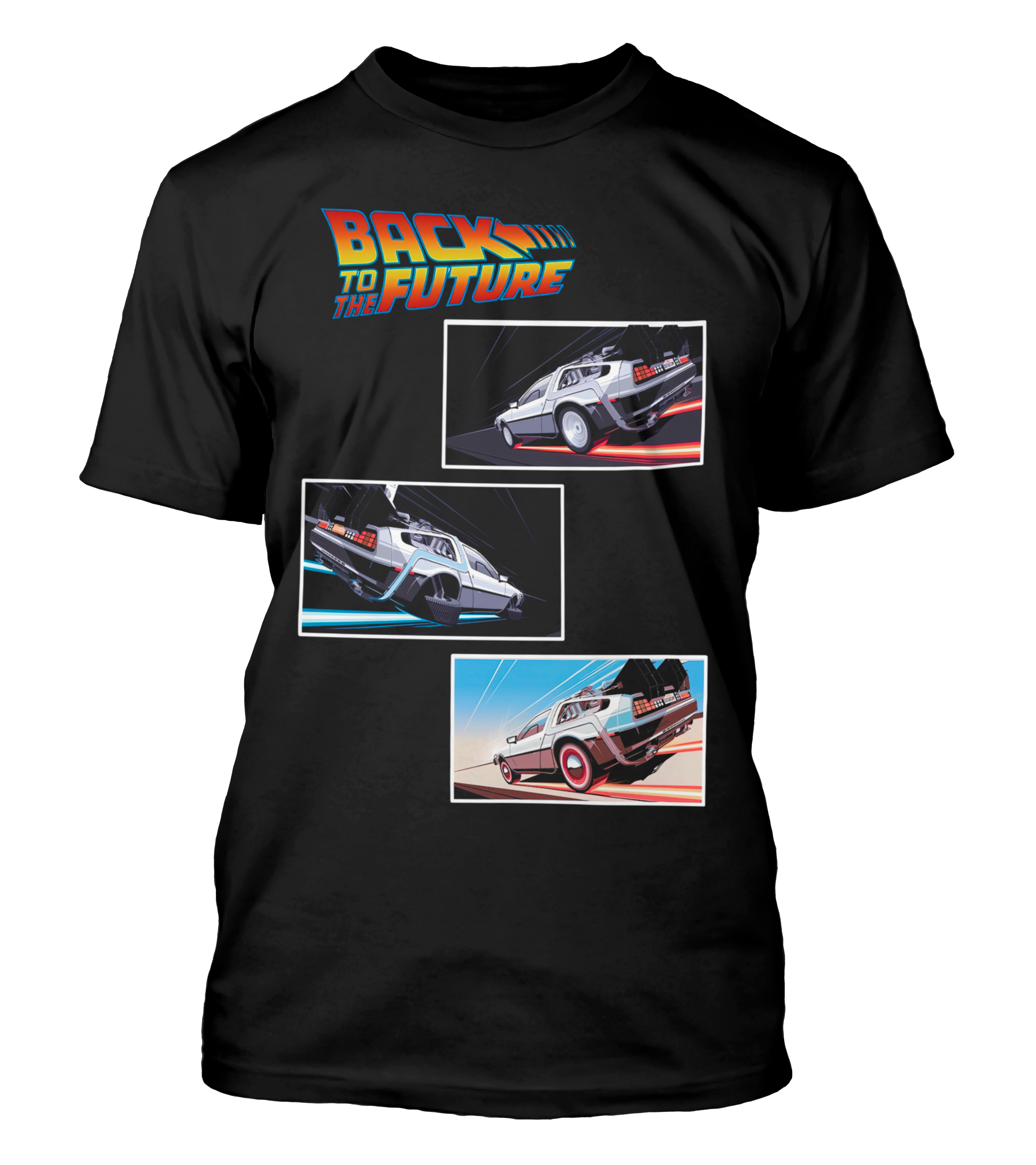 Polera Delorean Retro v3