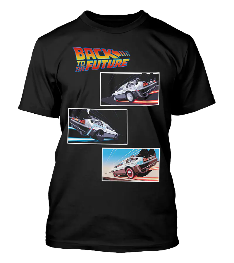 Polera Delorean Retro v3