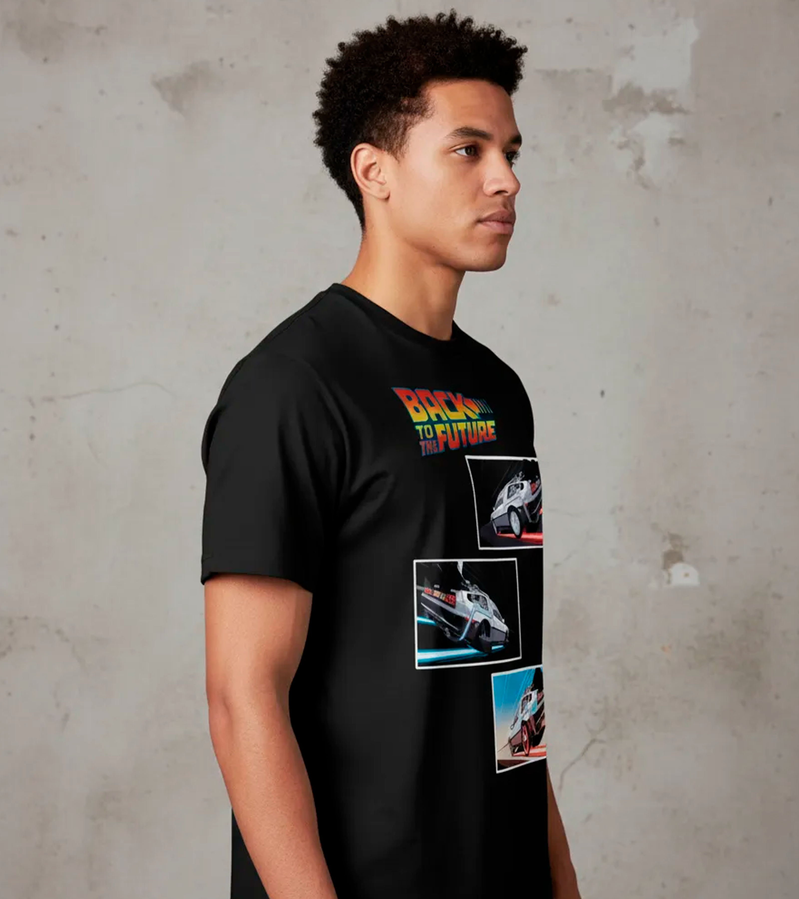 Polera Delorean Retro v3