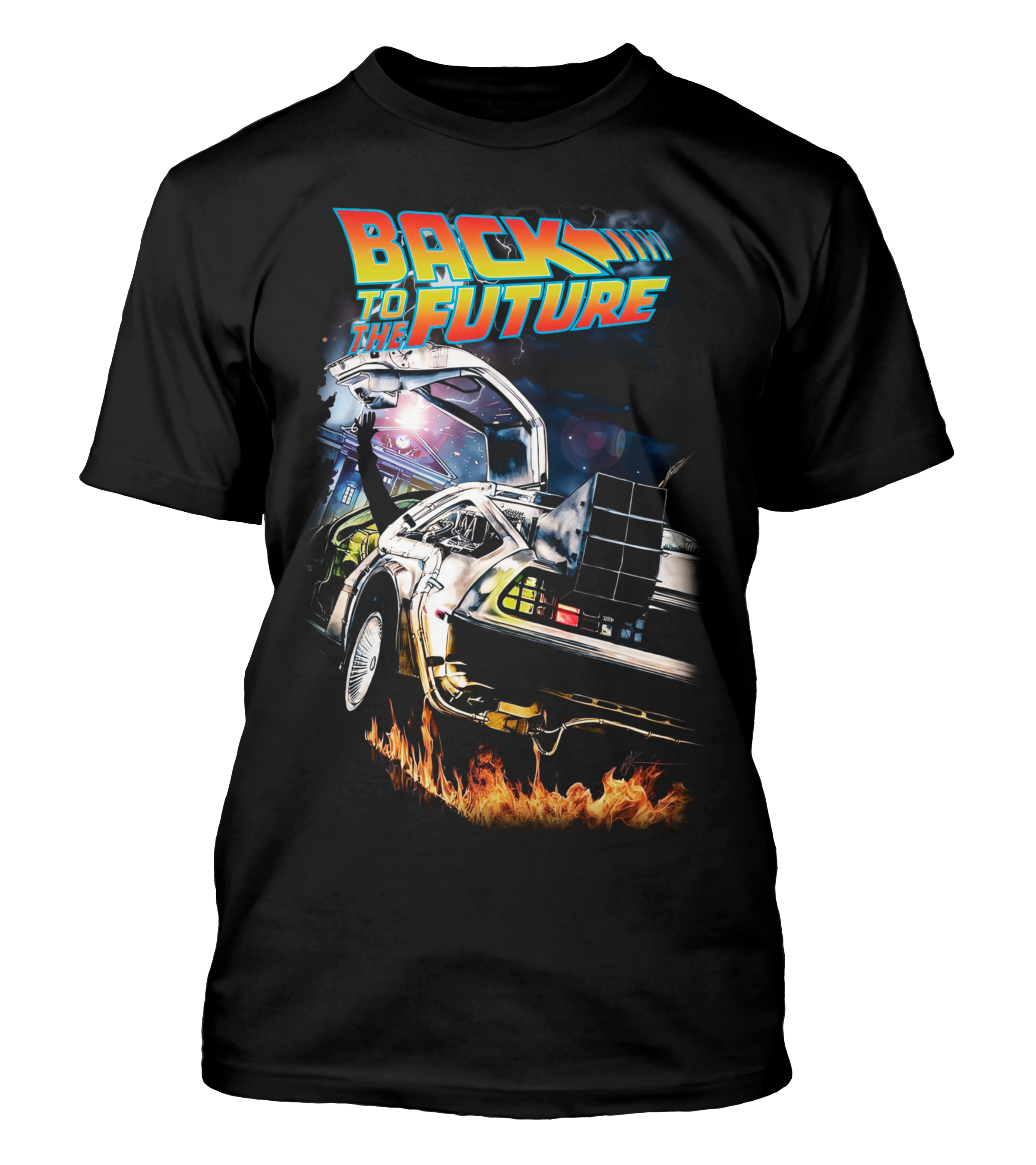 Polera Delorean Retro v4