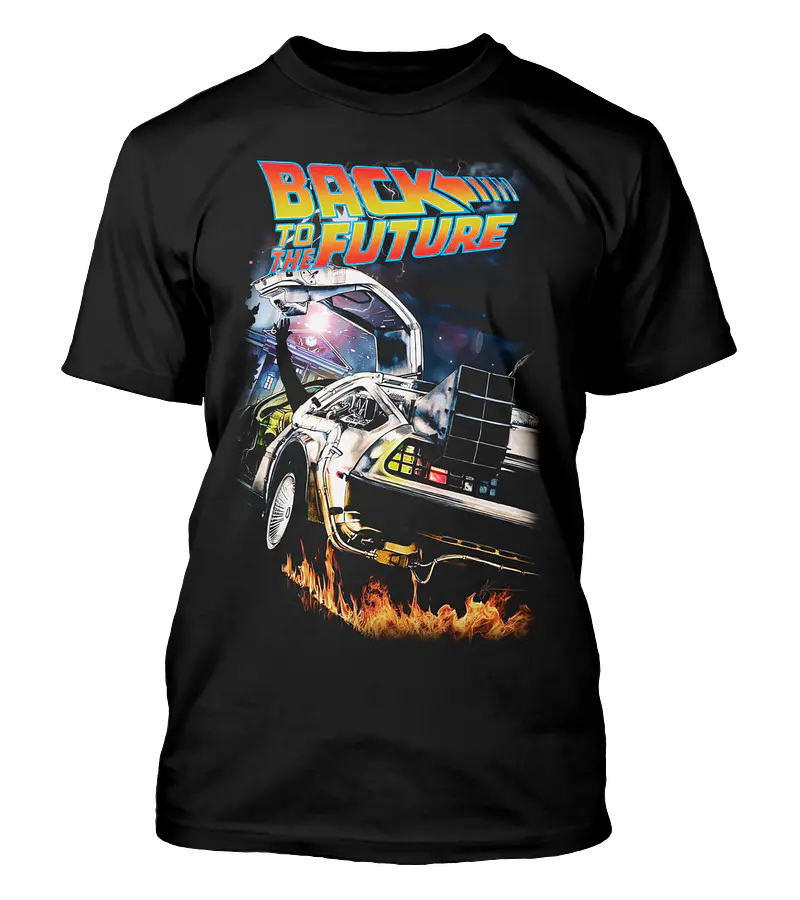 Polera Delorean Retro v4