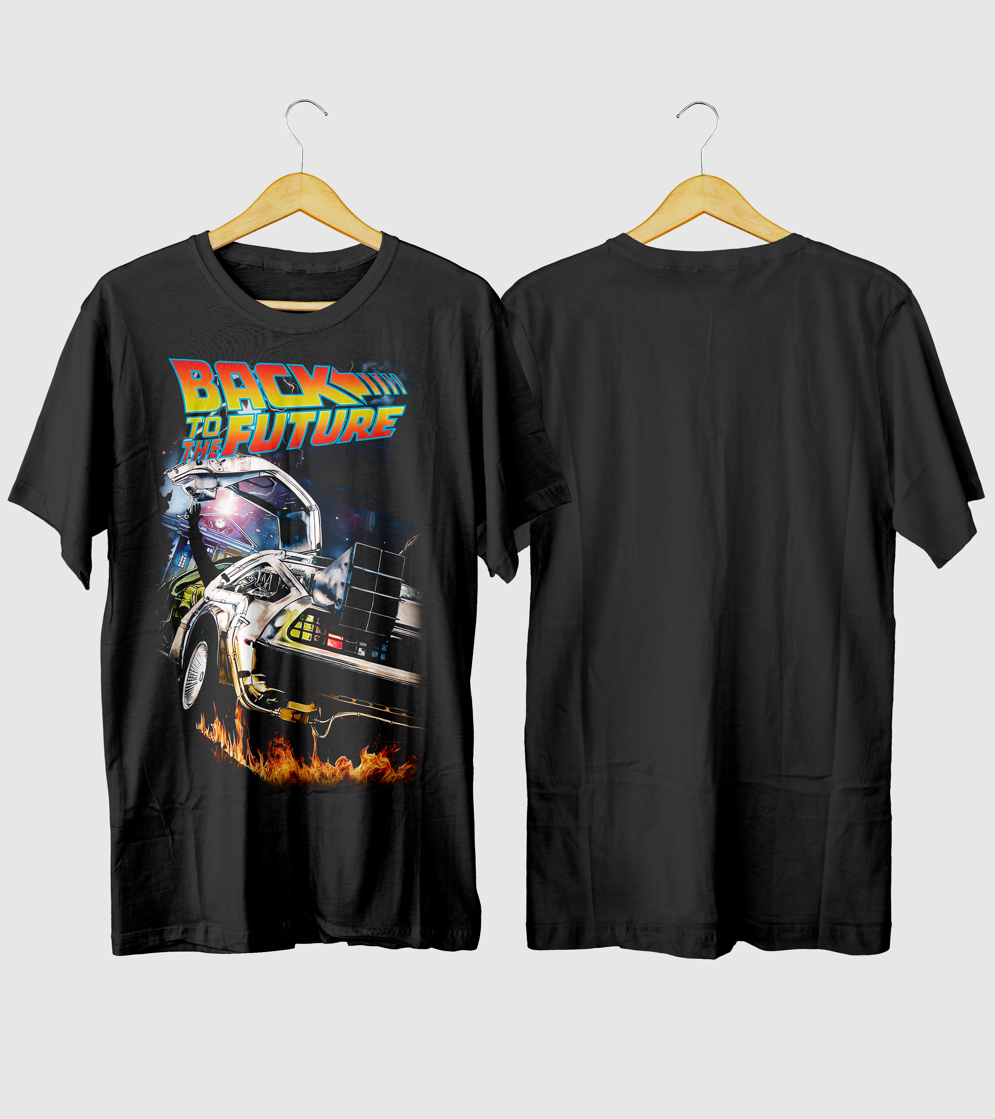 Polera Delorean Retro v4