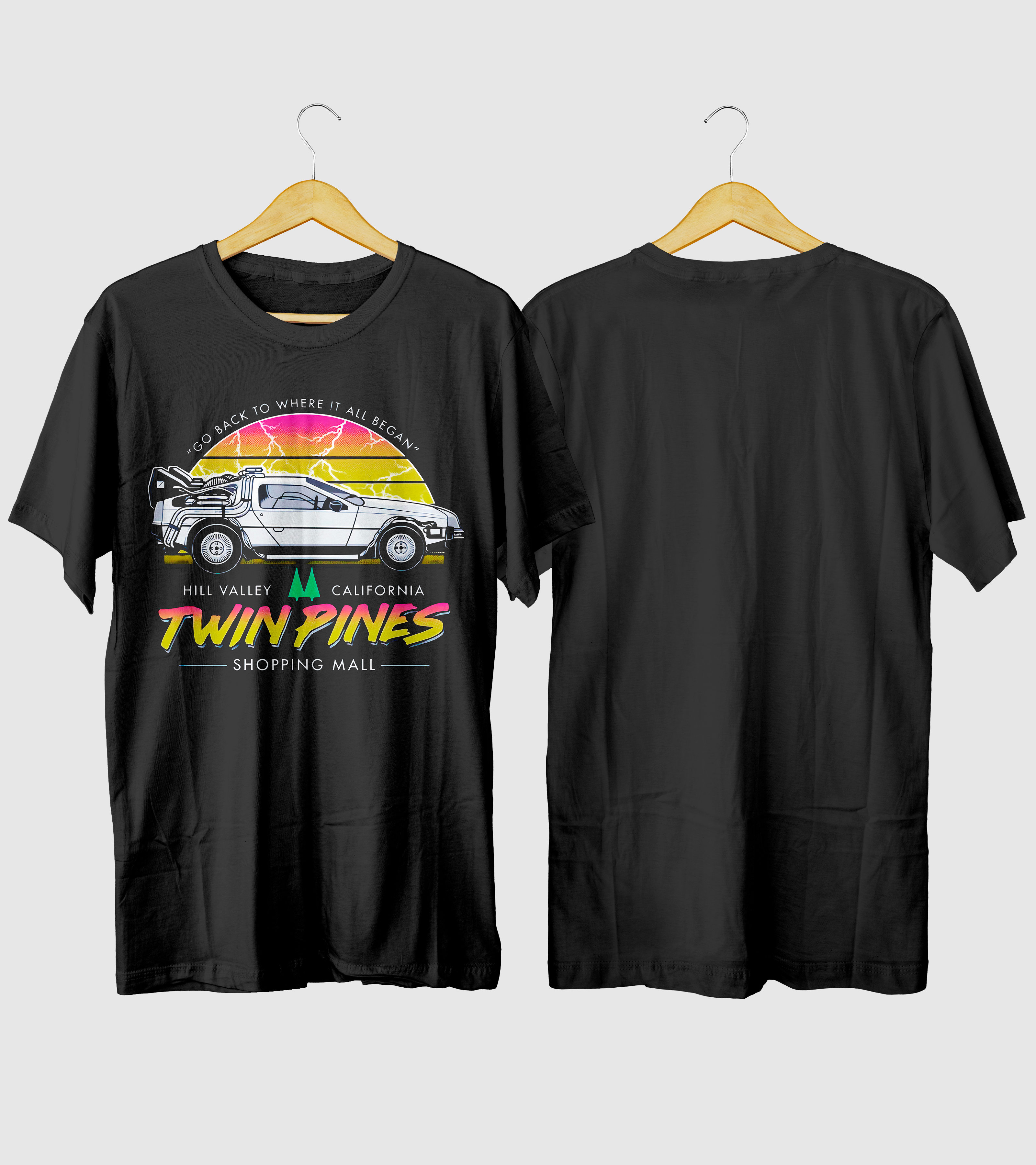 Polera Delorean Retro v5