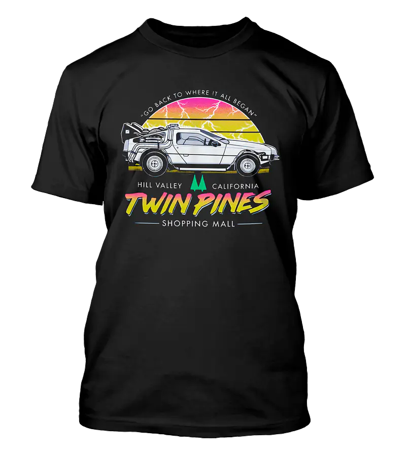 Polera Delorean Retro v5