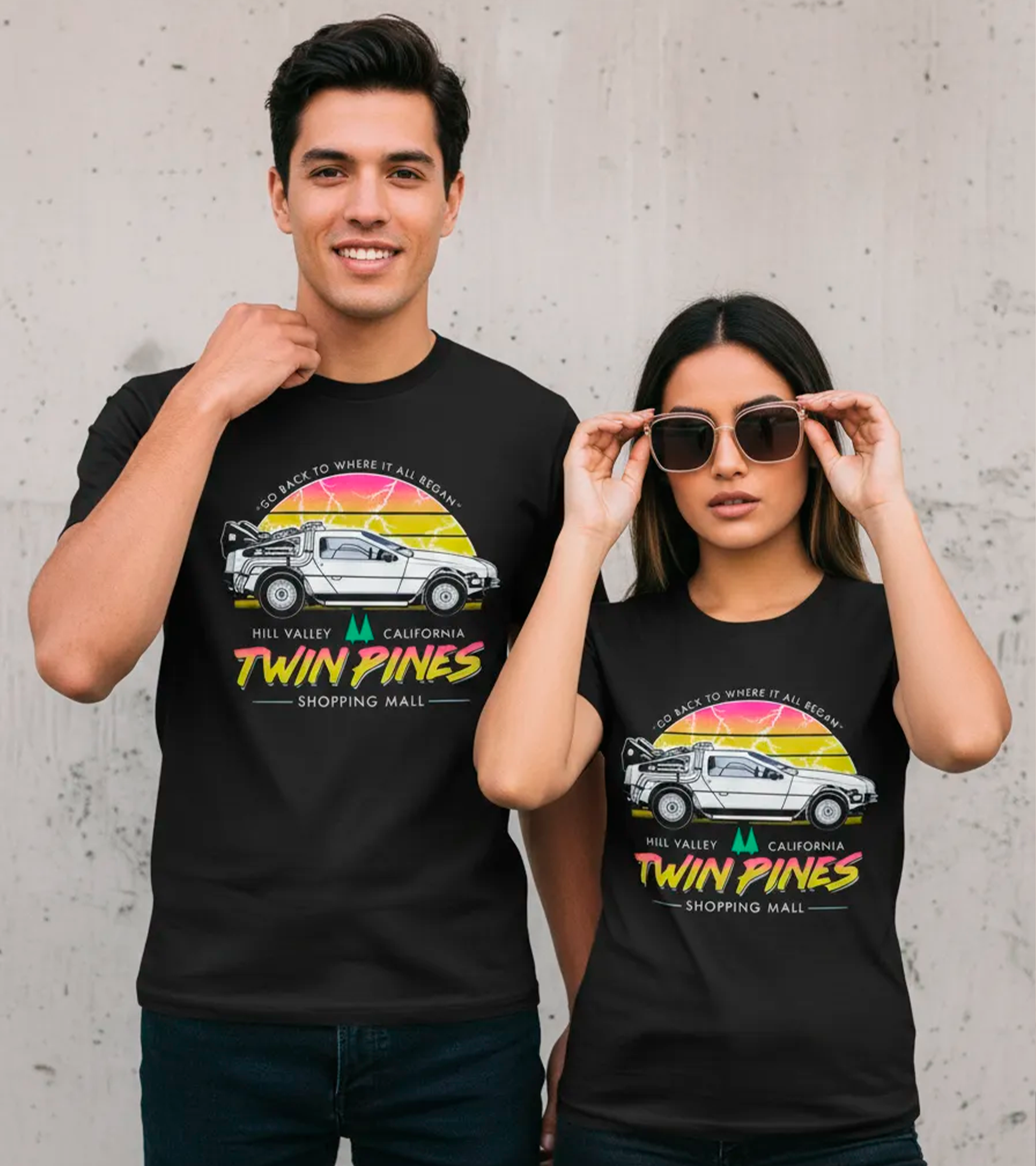 Polera Delorean Retro v5