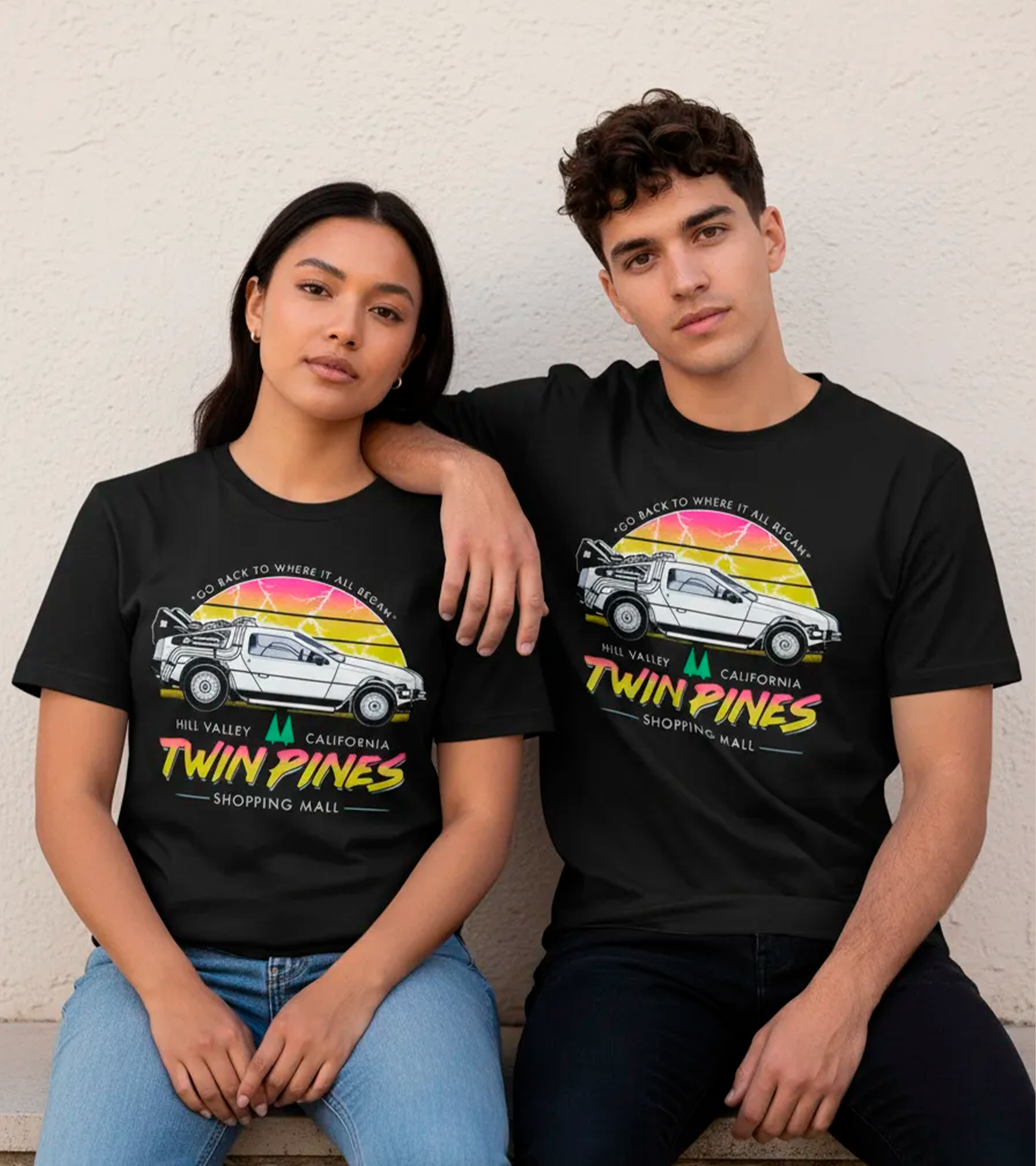 Polera Delorean Retro v5