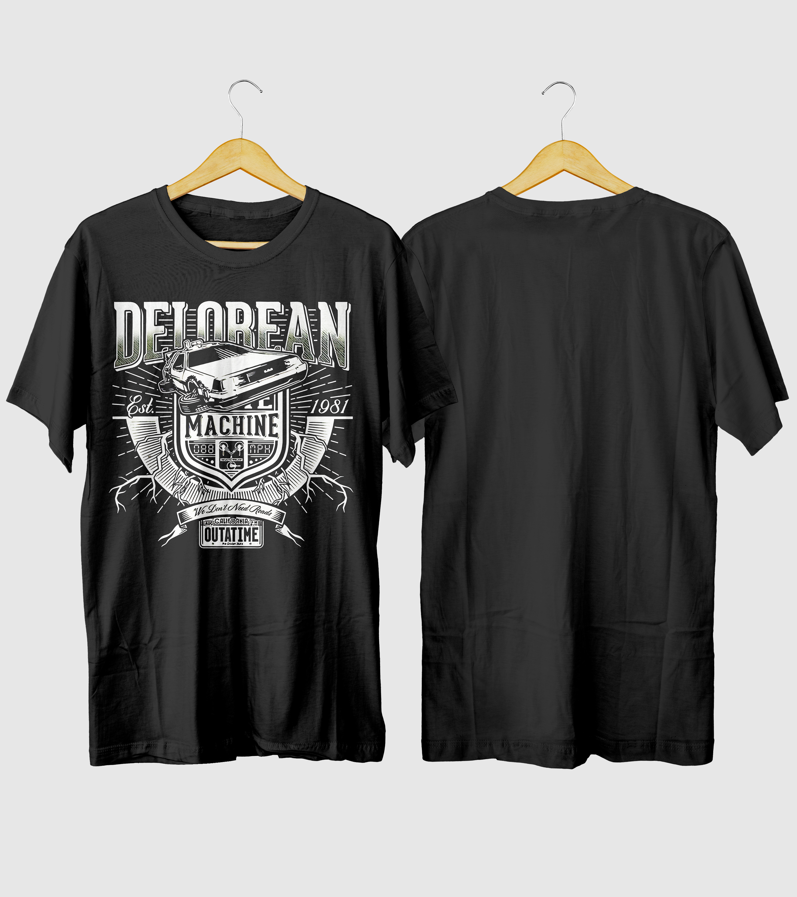 Polera Delorean Machine
