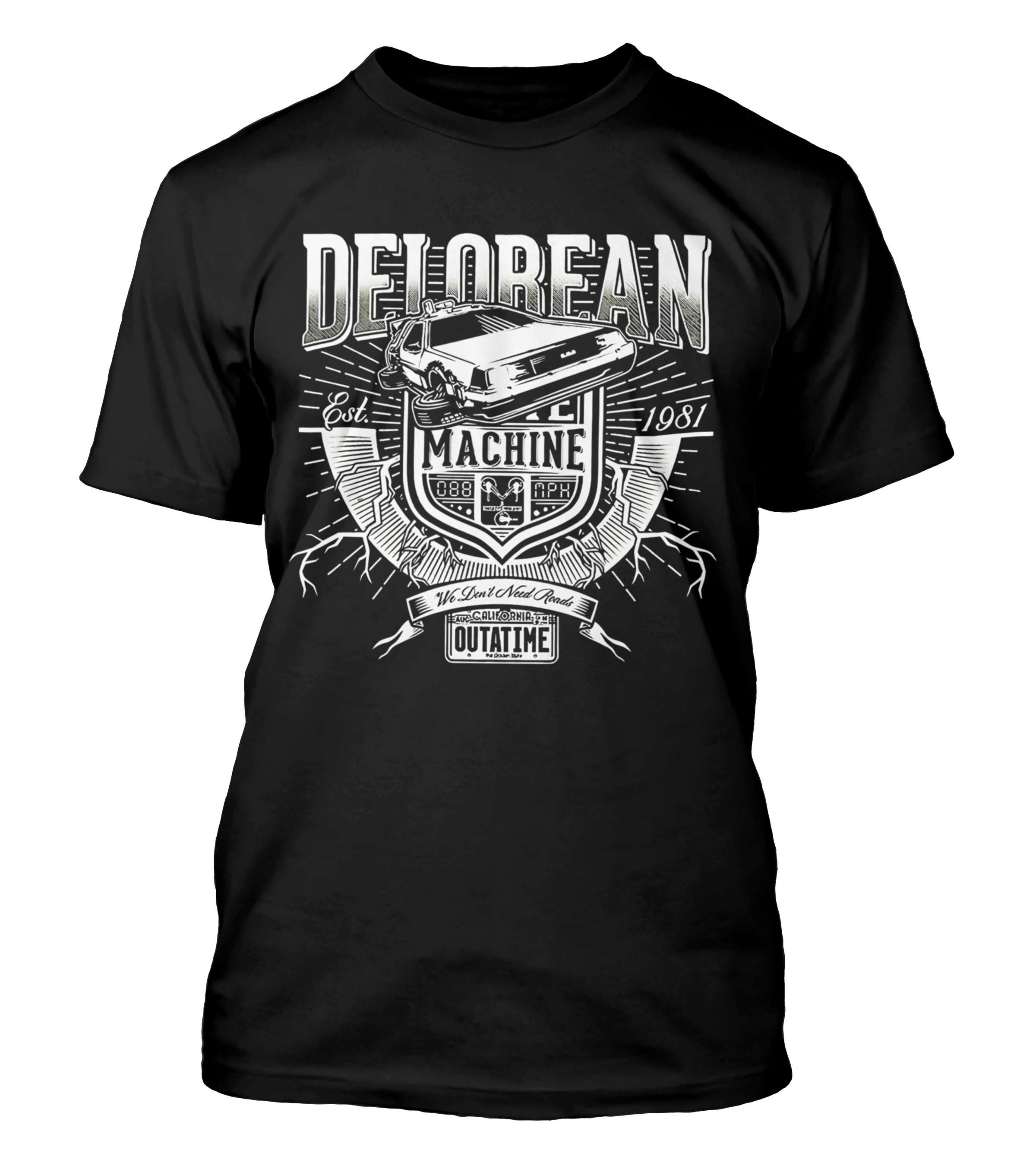 Polera Delorean Machine