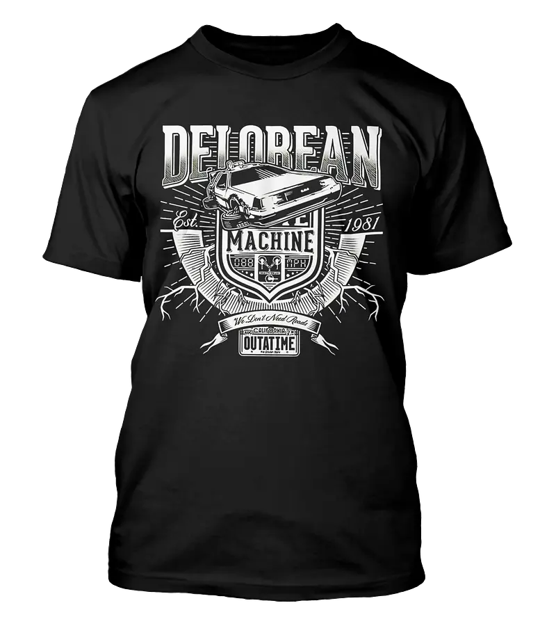 Polera Delorean Machine