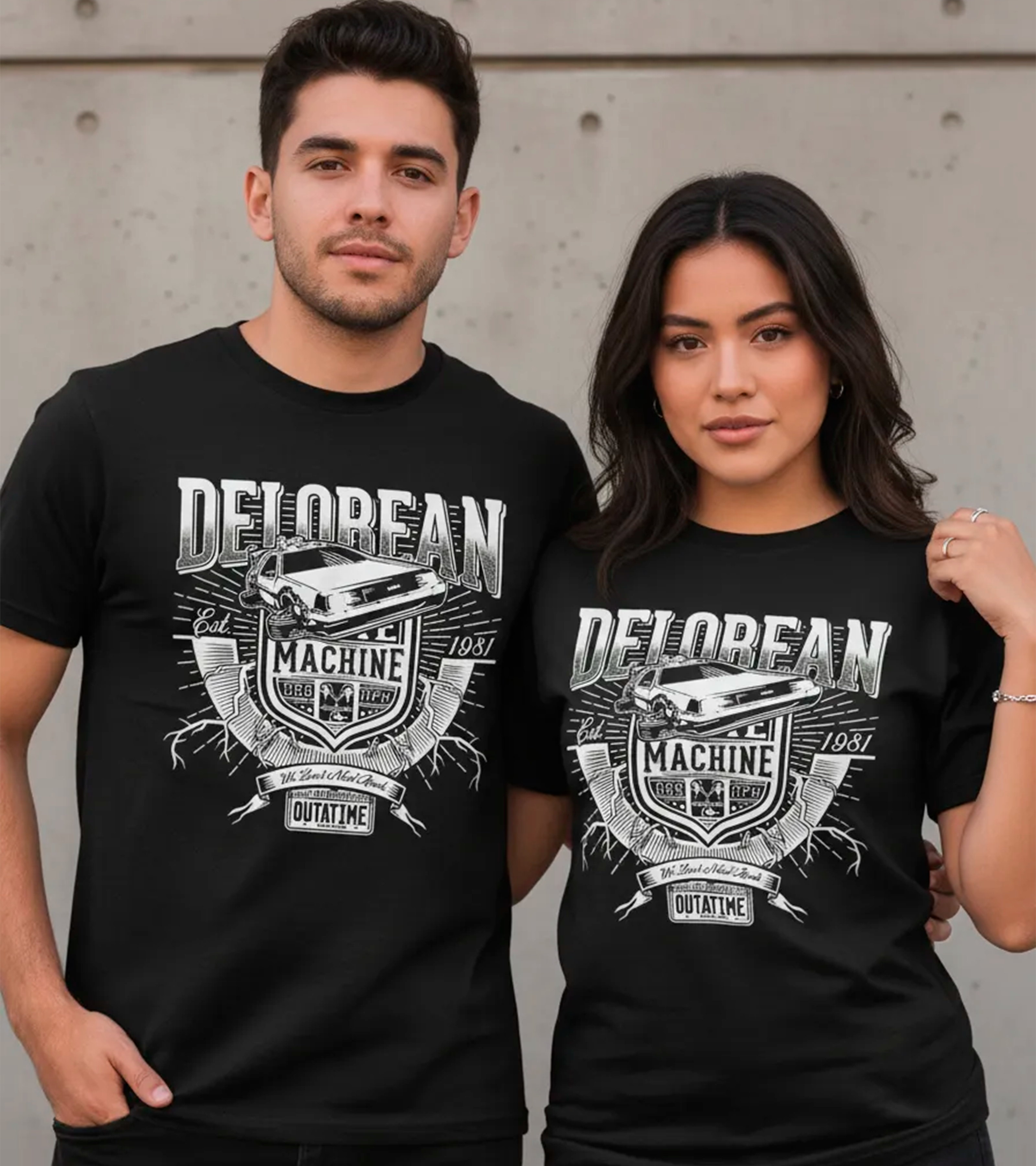 Polera Delorean Machine