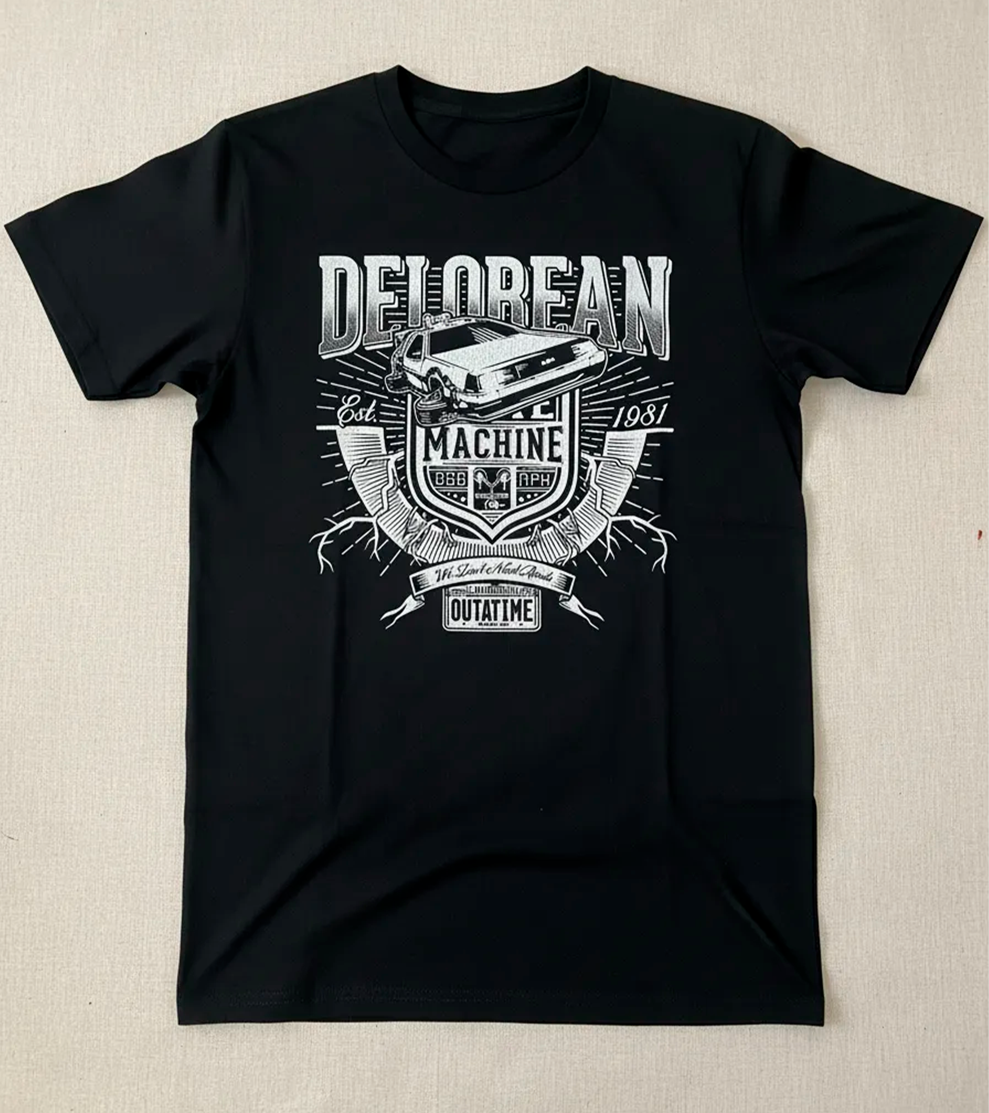 Polera Delorean Machine