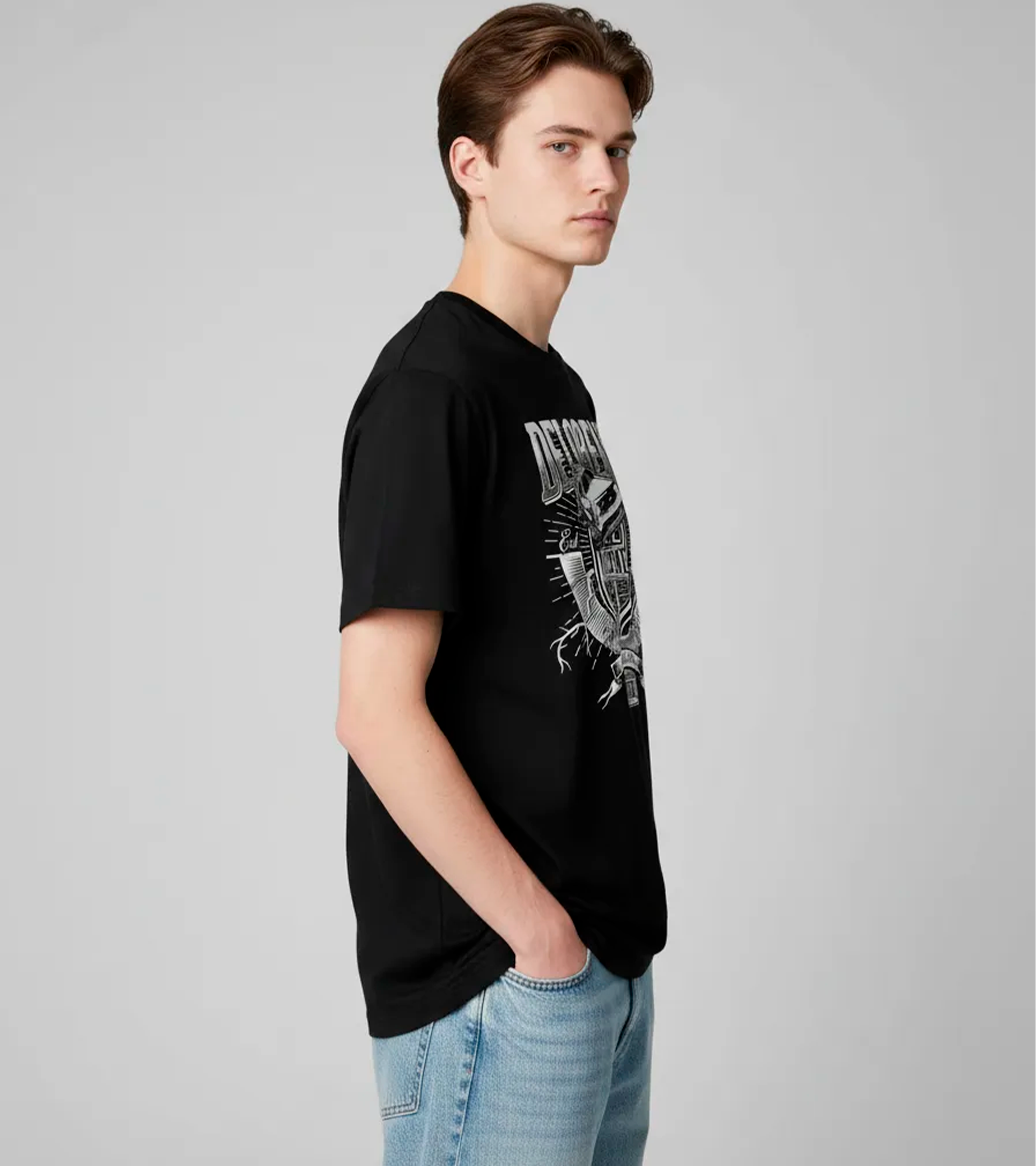 Polera Delorean Machine