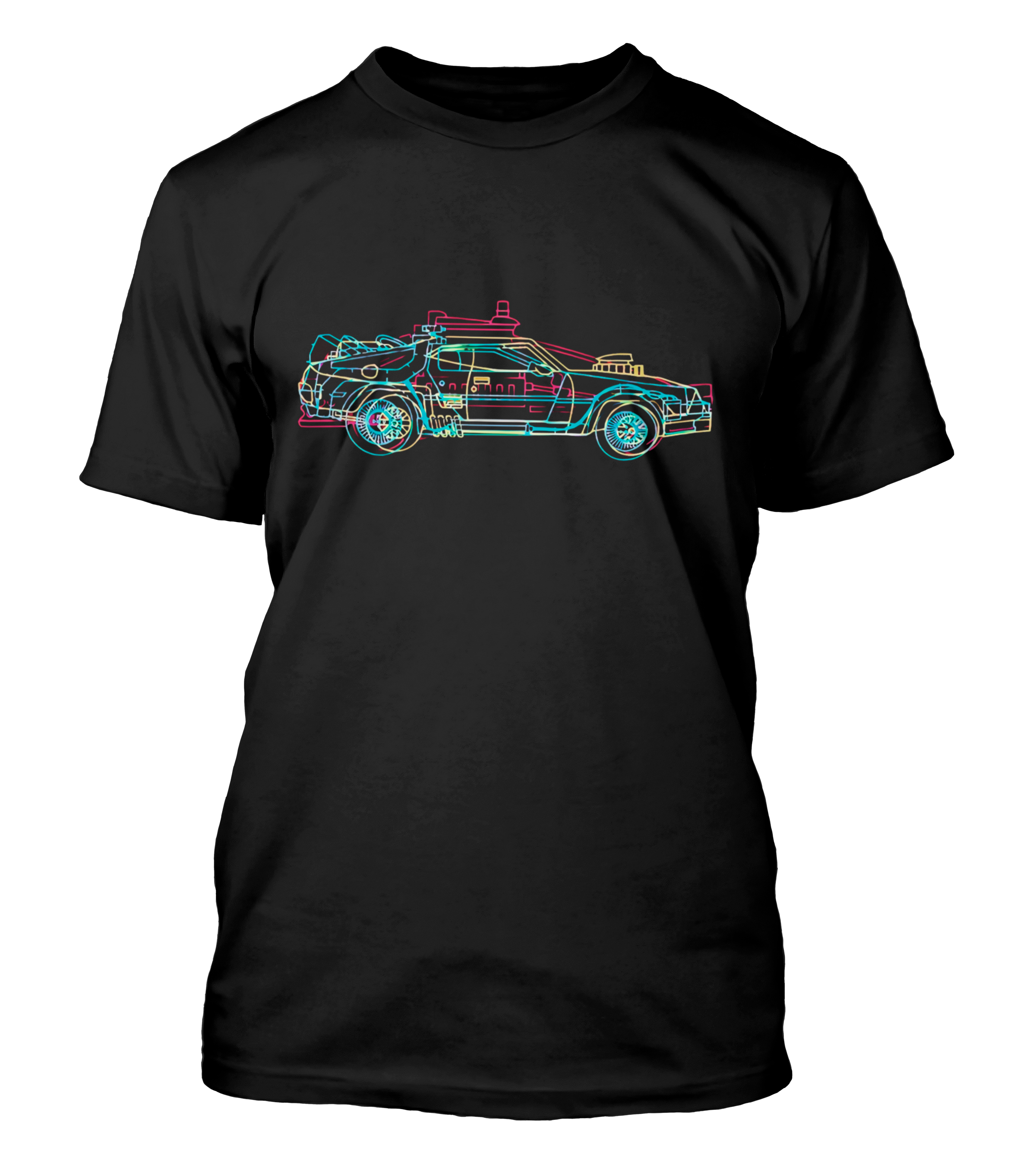Polera Delorean Colorido