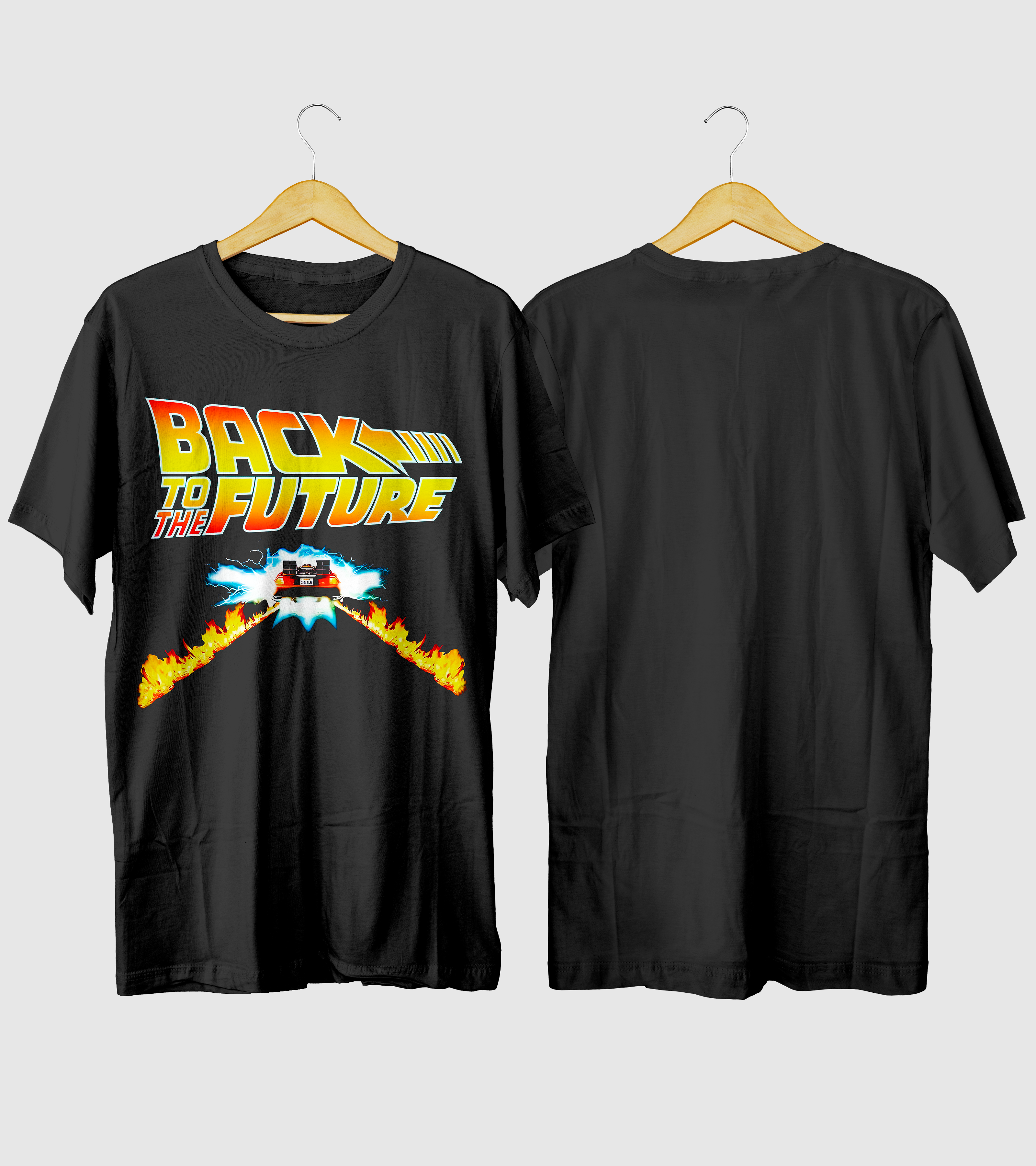 Polera Delorean Llamas