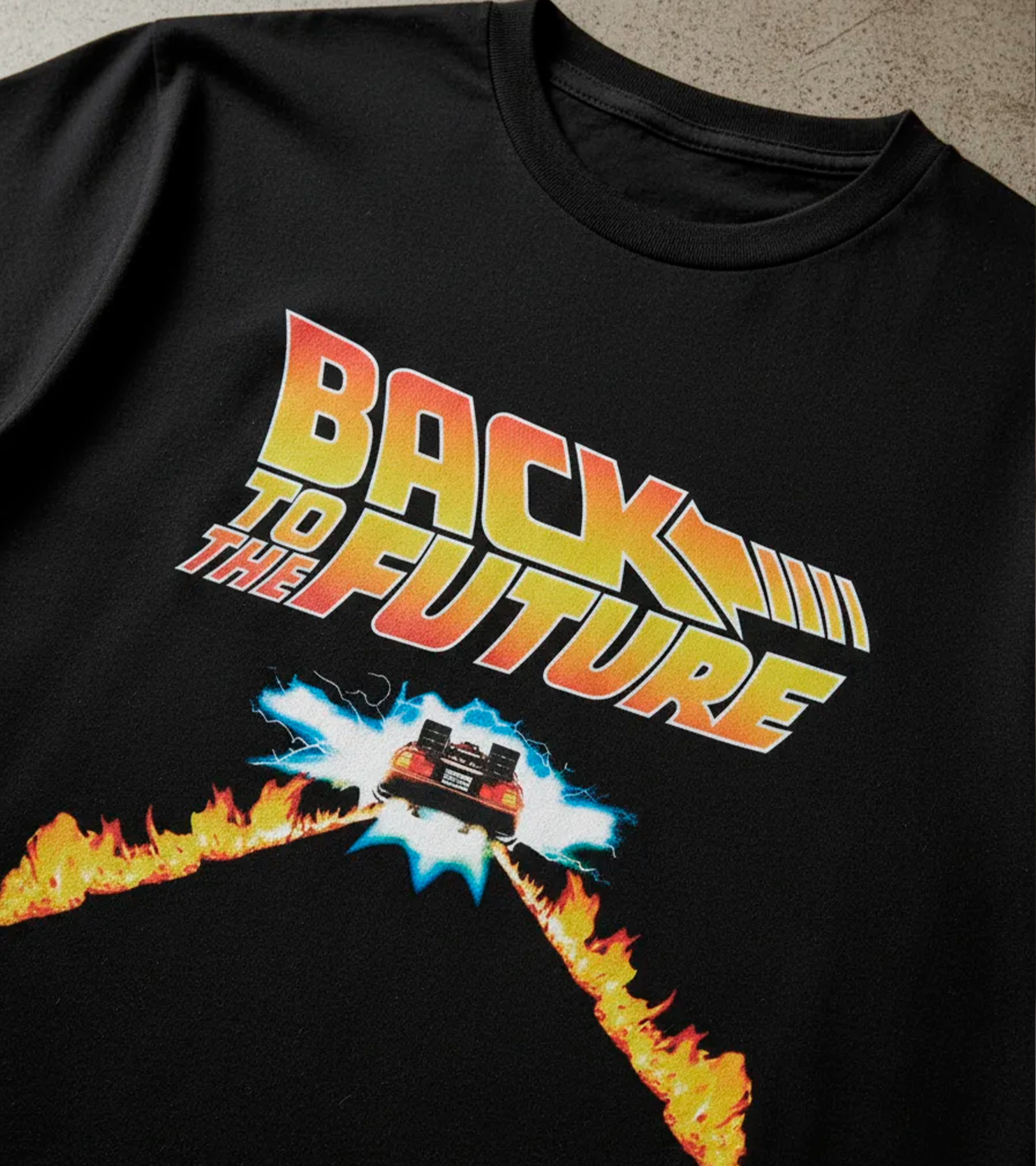 Polera Delorean Llamas