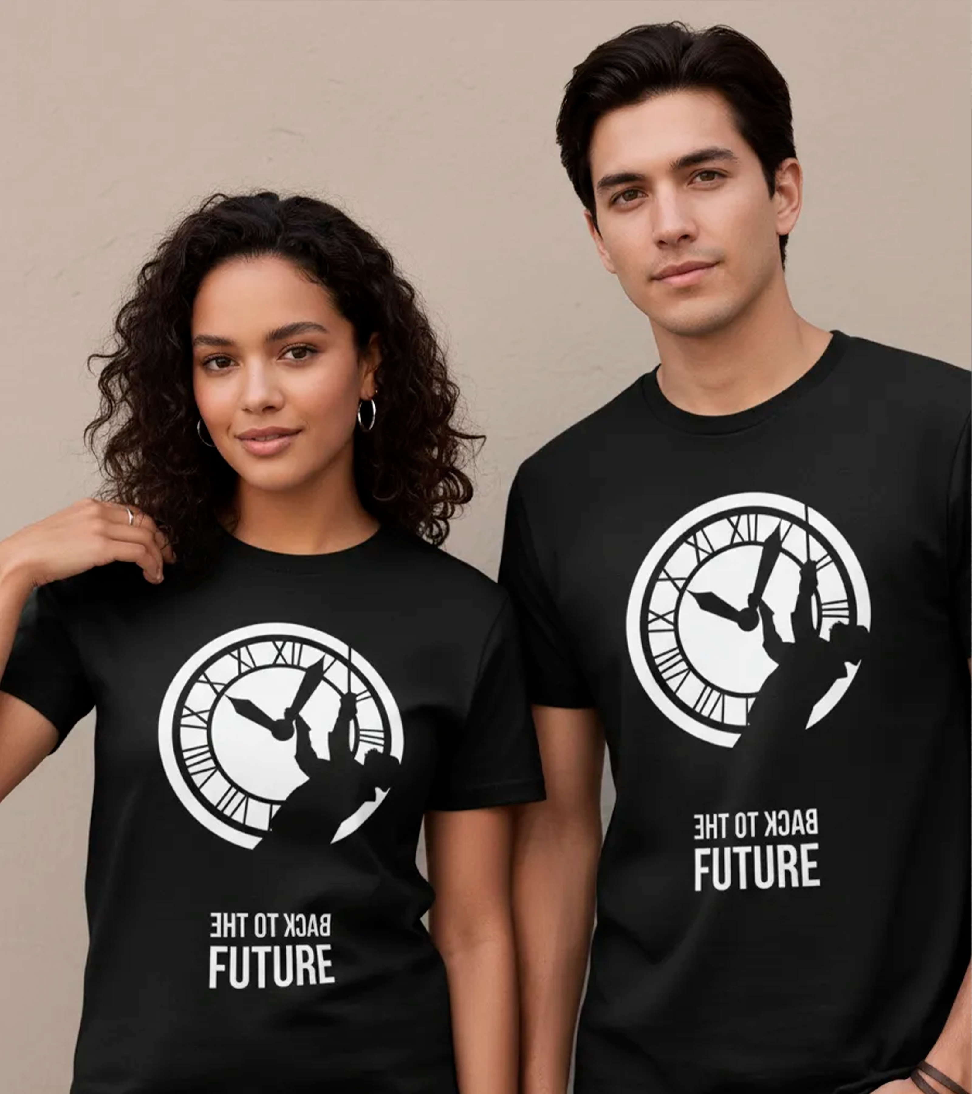 Polera Volver Al Futuro Clock