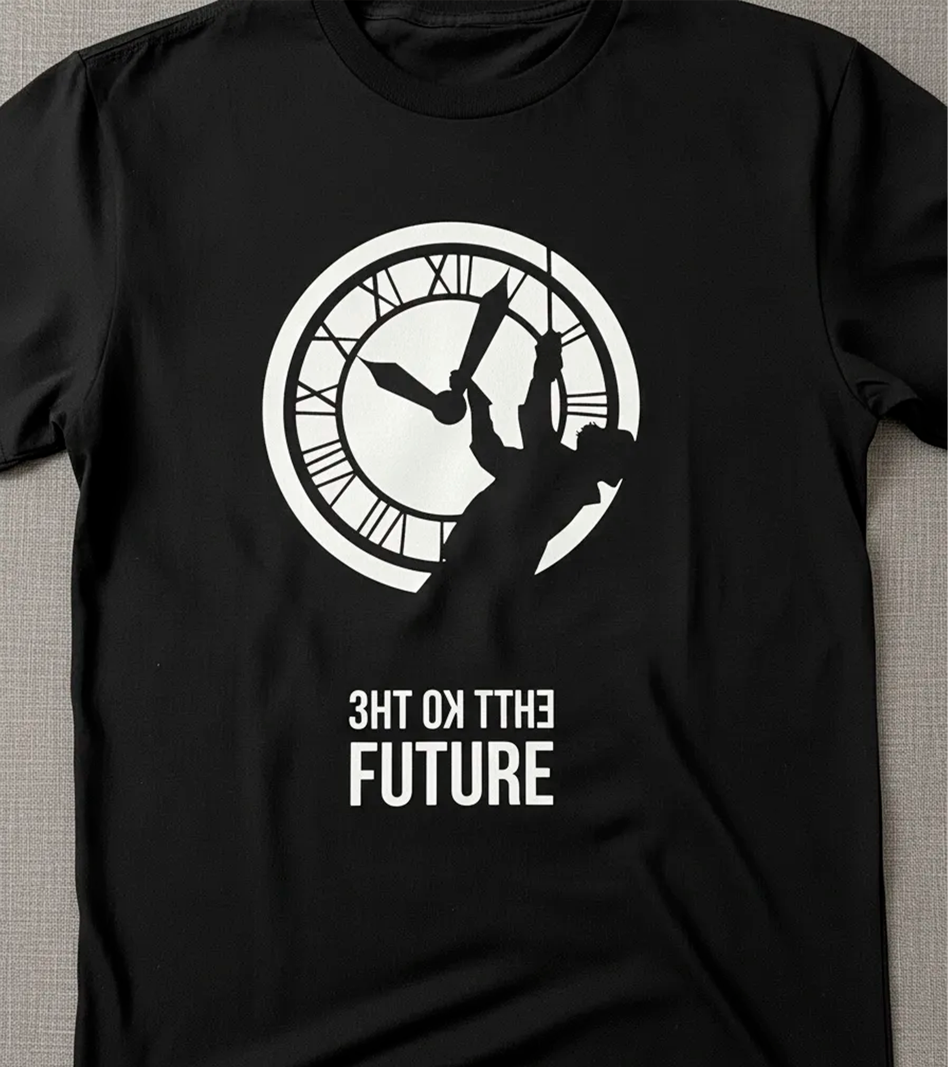 Polera Volver Al Futuro Clock