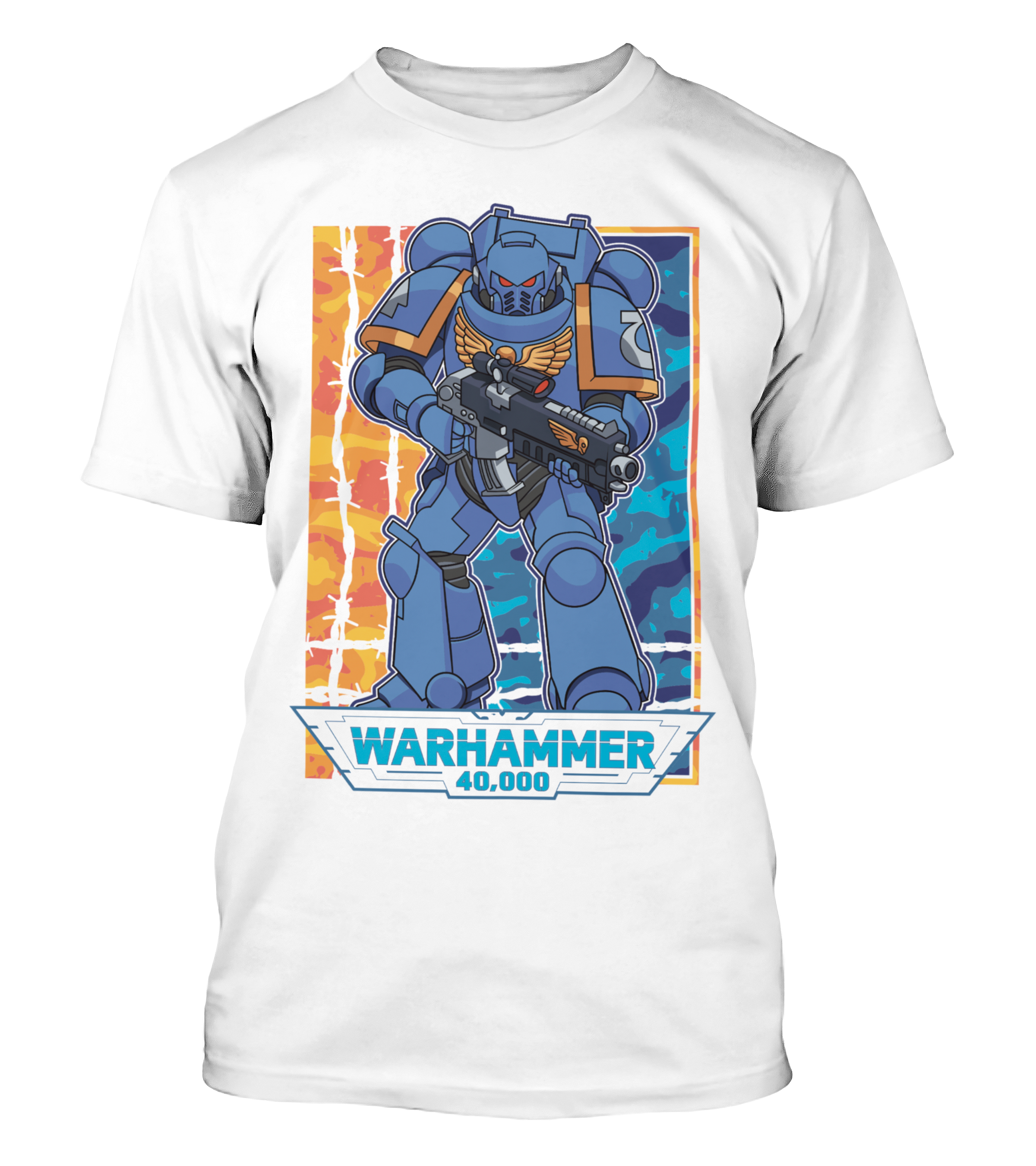 Polera Gamer Robot Marine