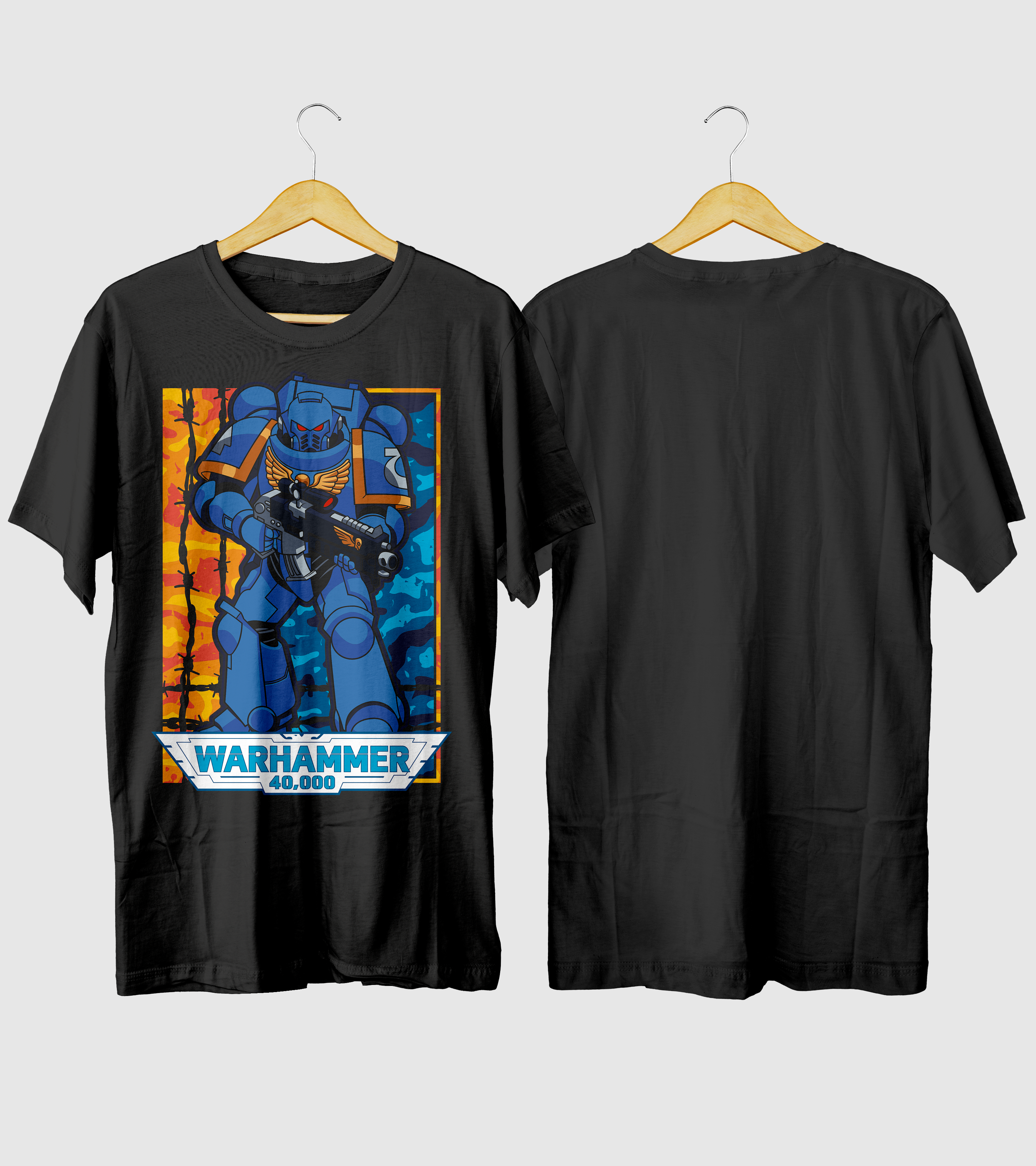 Polera Gamer Robot Marine