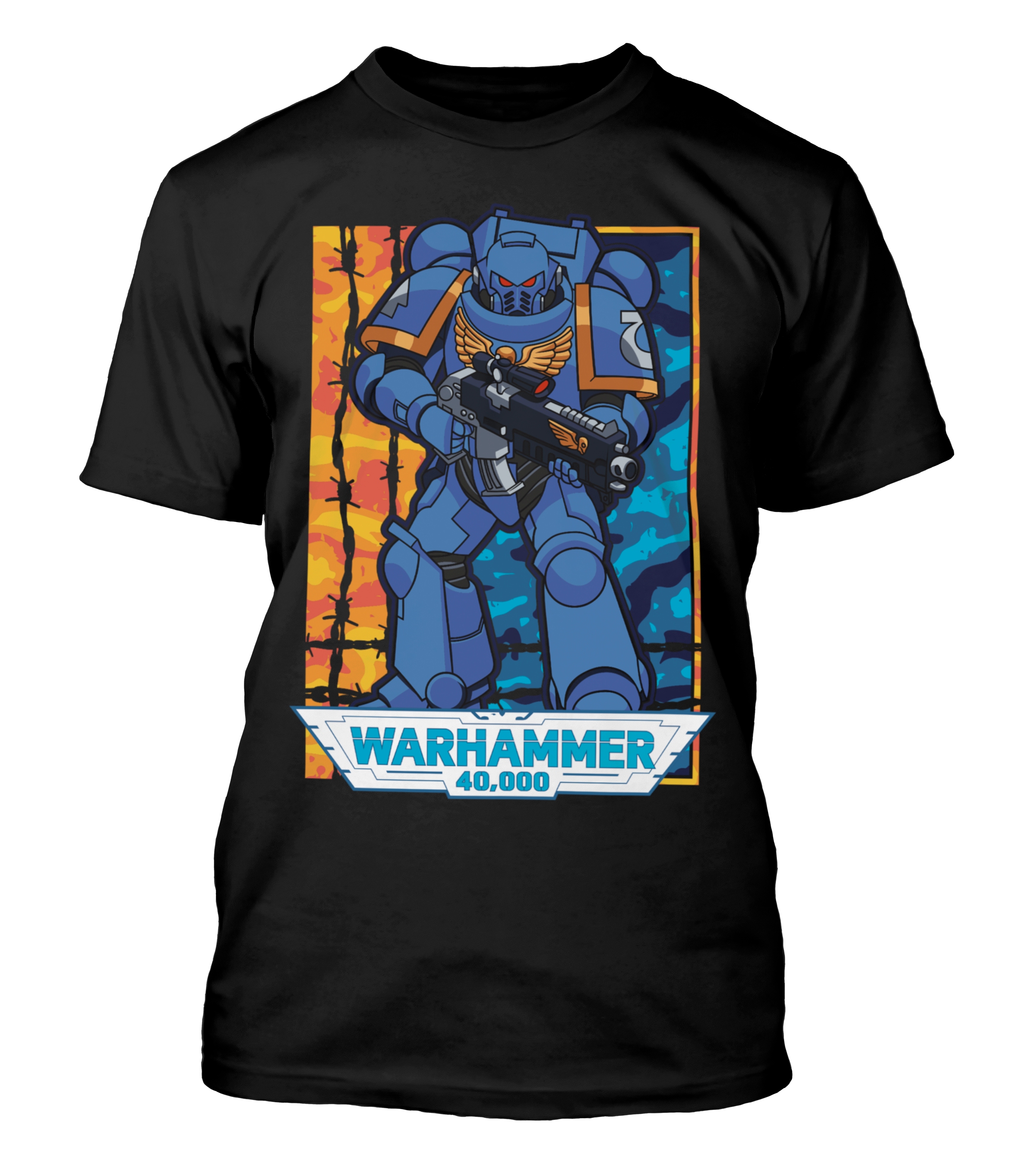 Polera Gamer Robot Marine