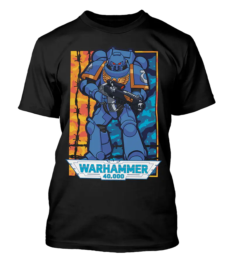Polera Gamer Robot Marine