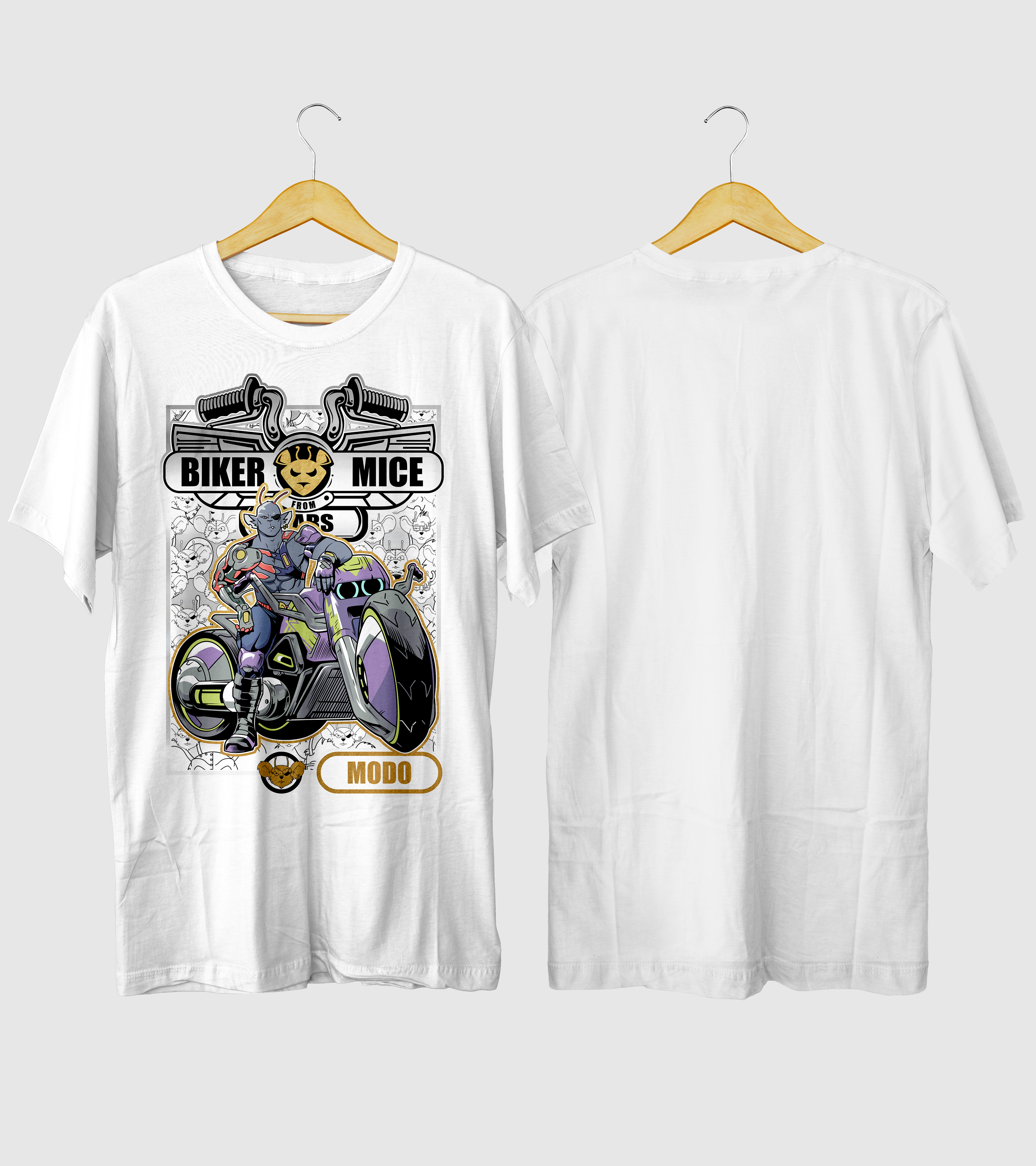 Polera Ratones Motociclistas