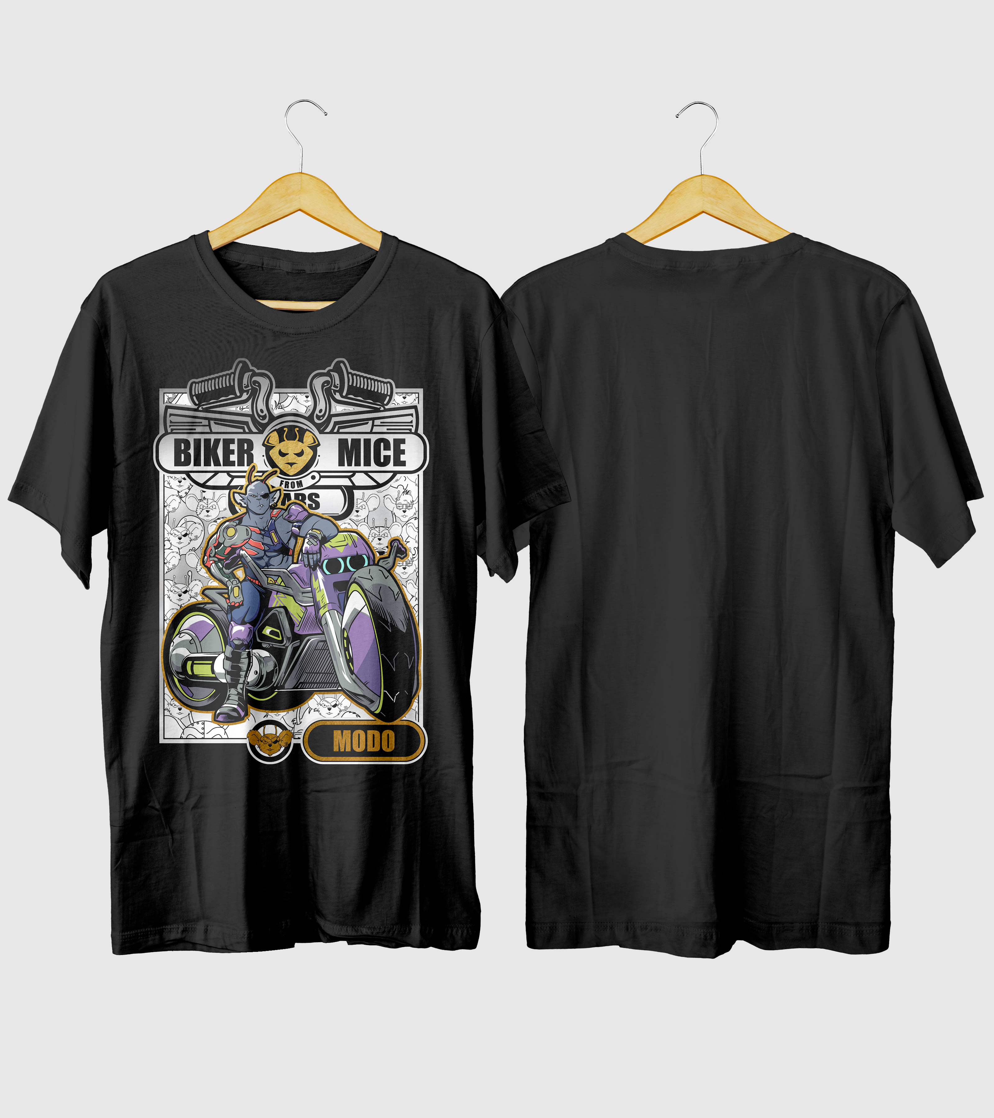 Polera Ratones Motociclistas