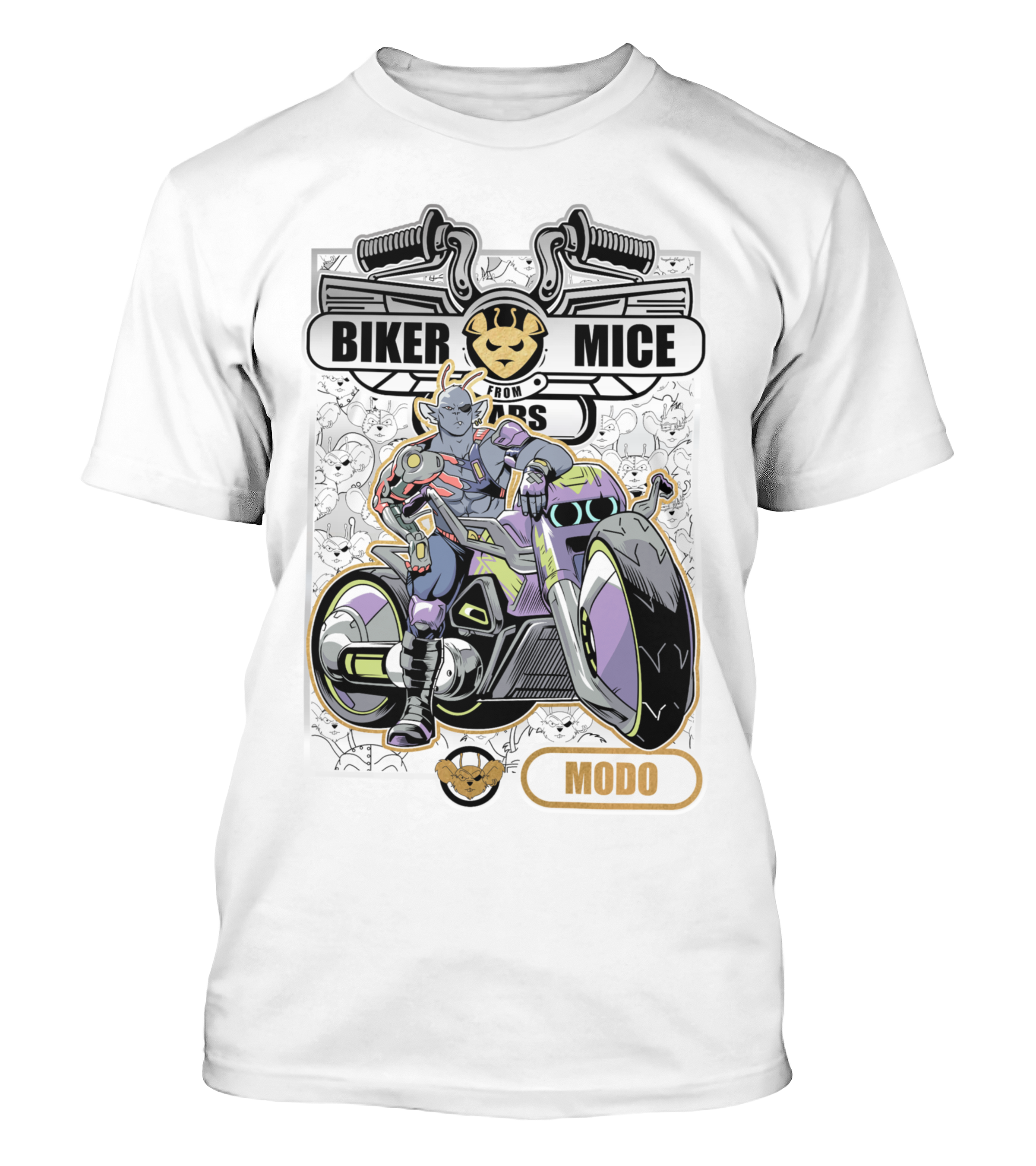 Polera Ratones Motociclistas