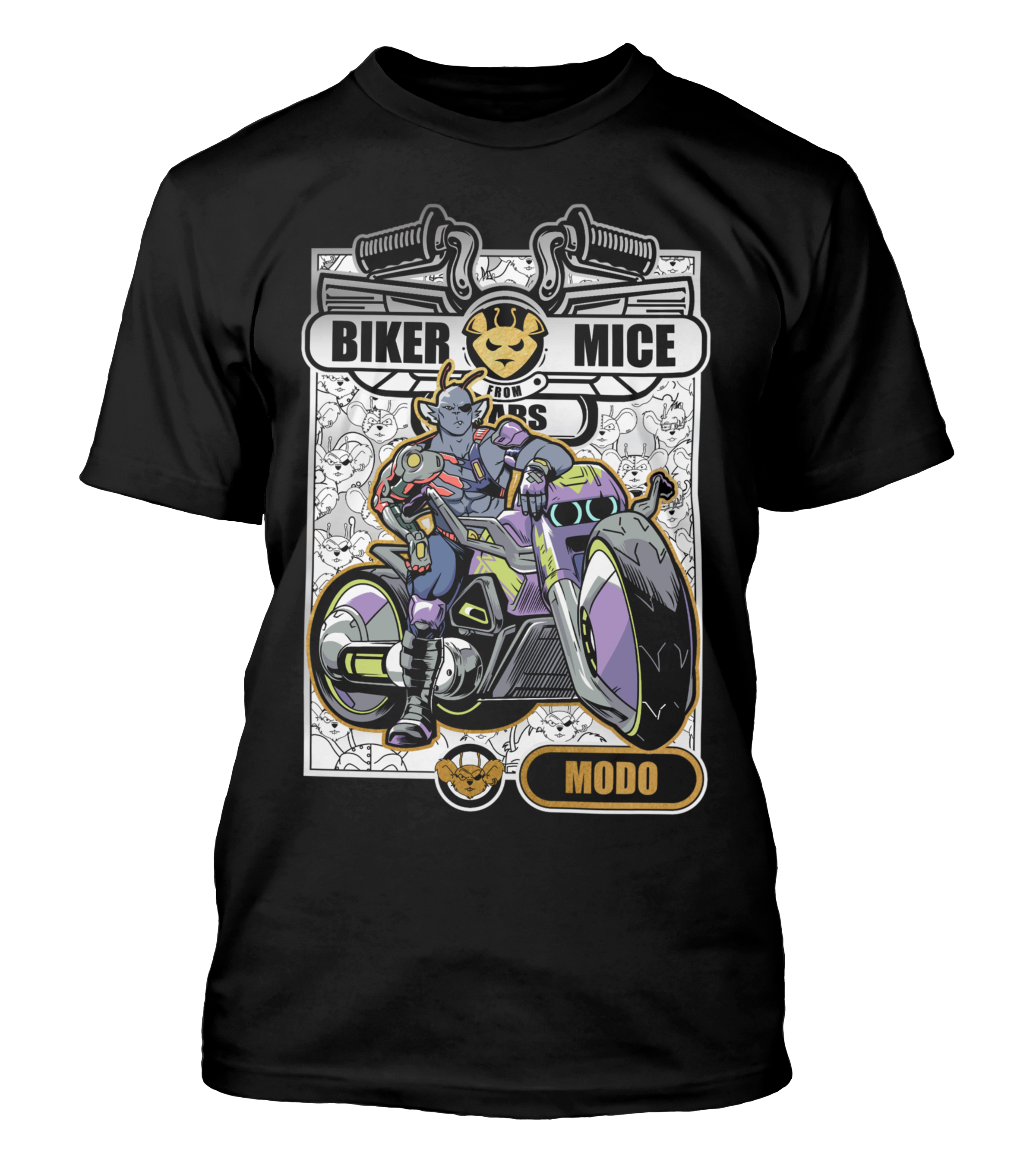 Polera Ratones Motociclistas