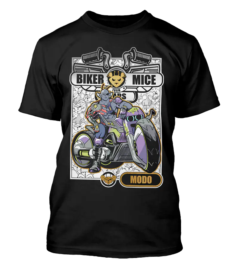 Polera Ratones Motociclistas