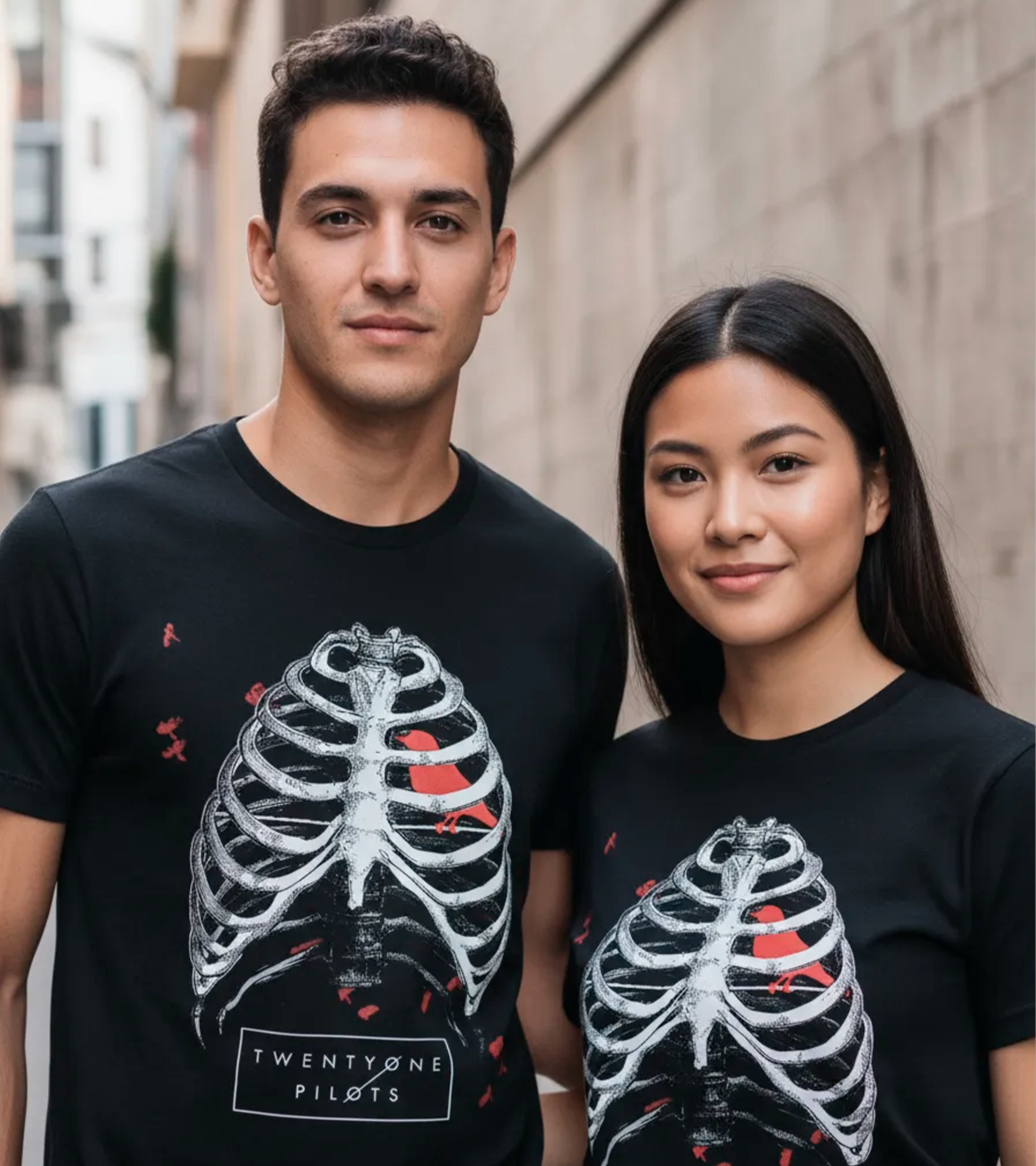 Polera Twenty One Pilots Huesos