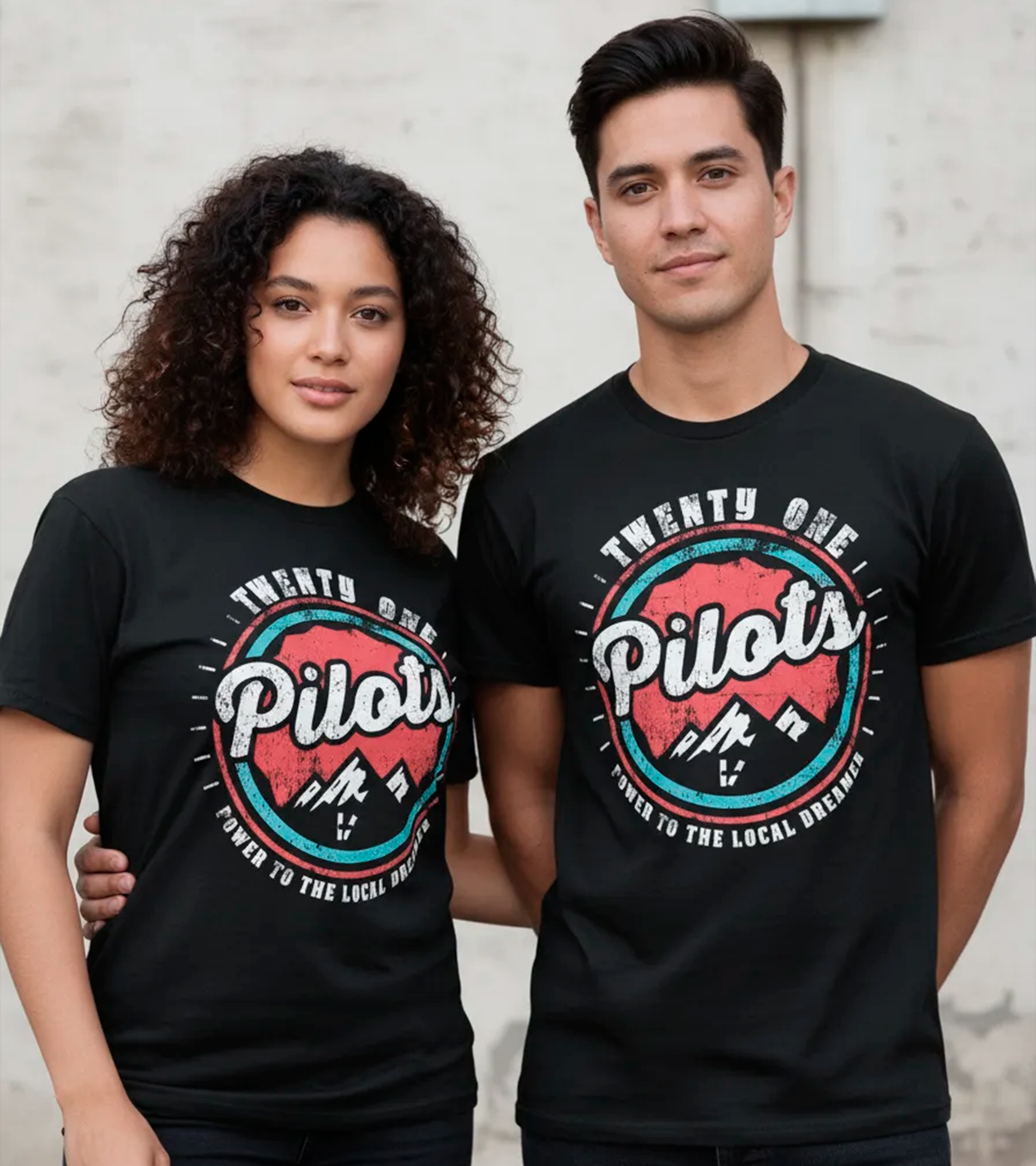 Polera Twenty One Pilots Mountains