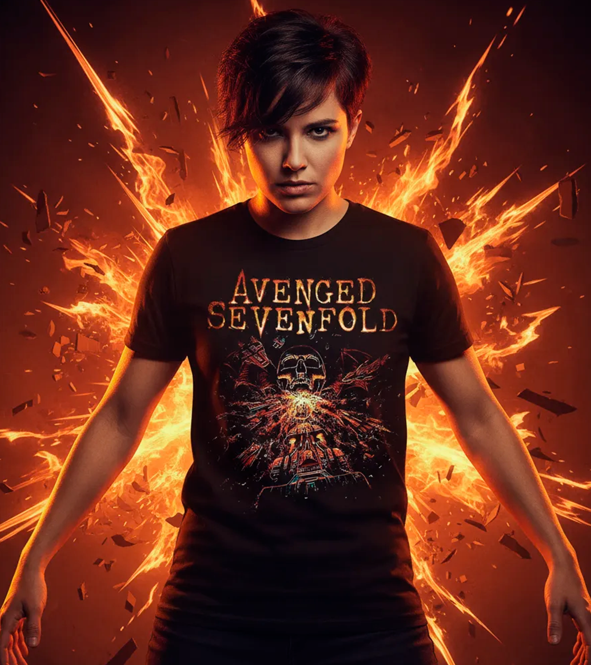 Polera Avenged Sevenfold Skull