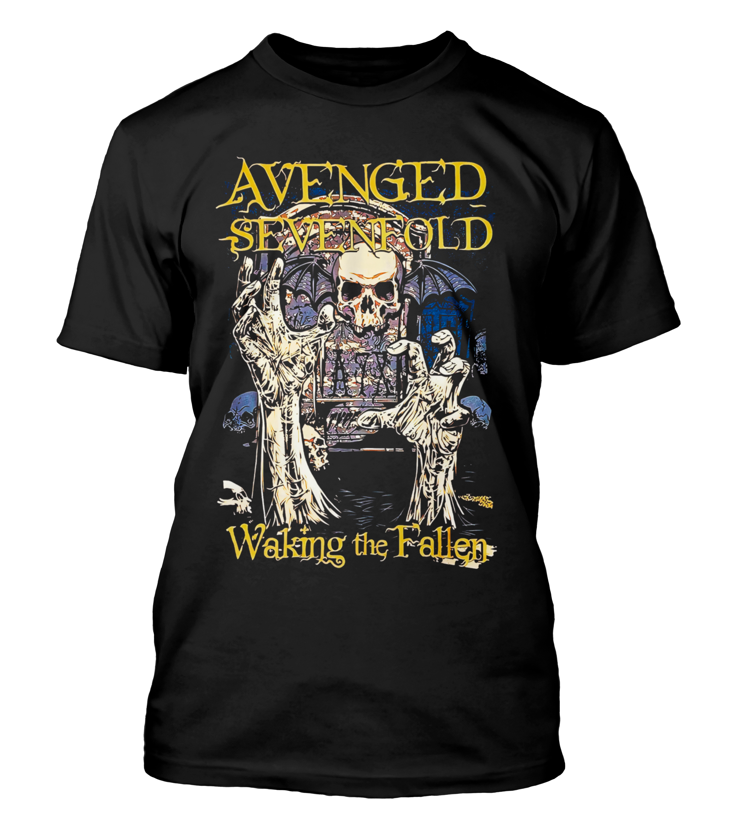 Polera Avenged Sevenfold Retro Manos