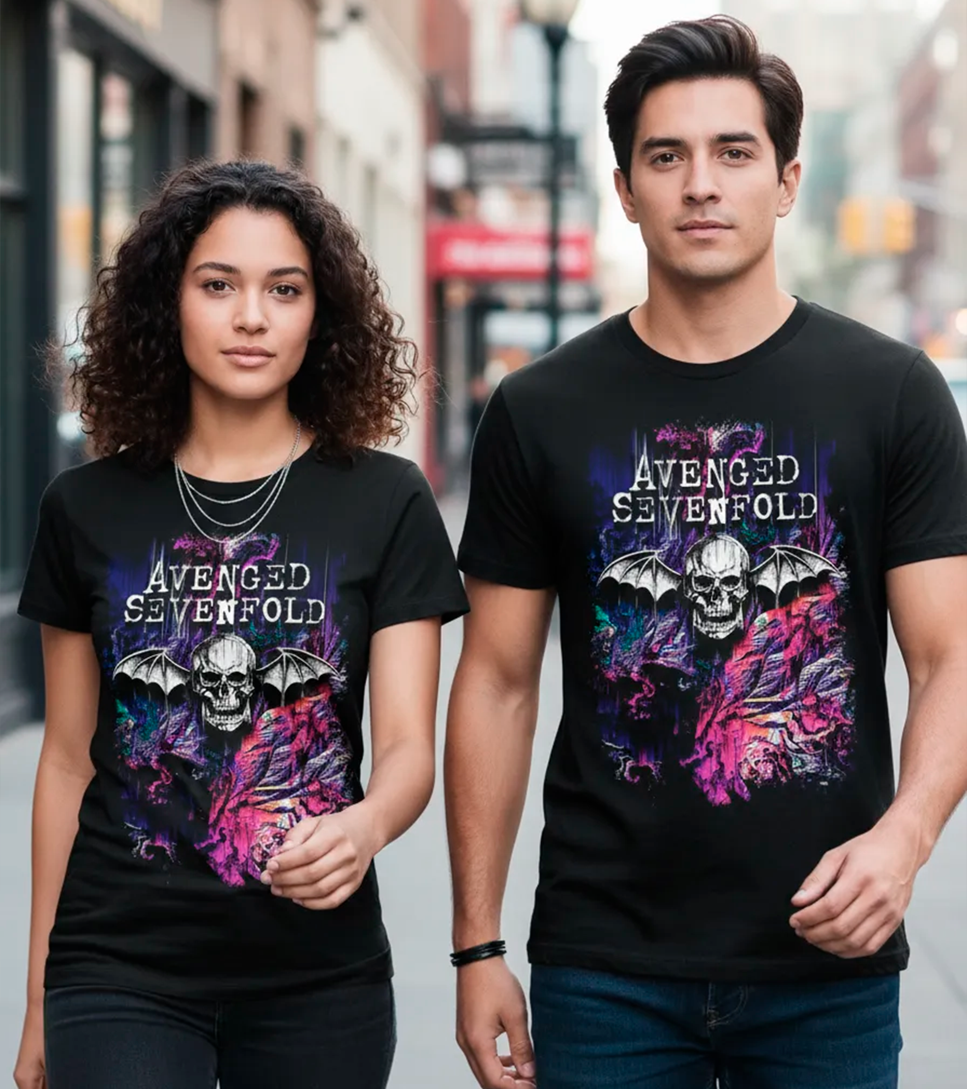 Polera Avenged Sevenfold Colorful