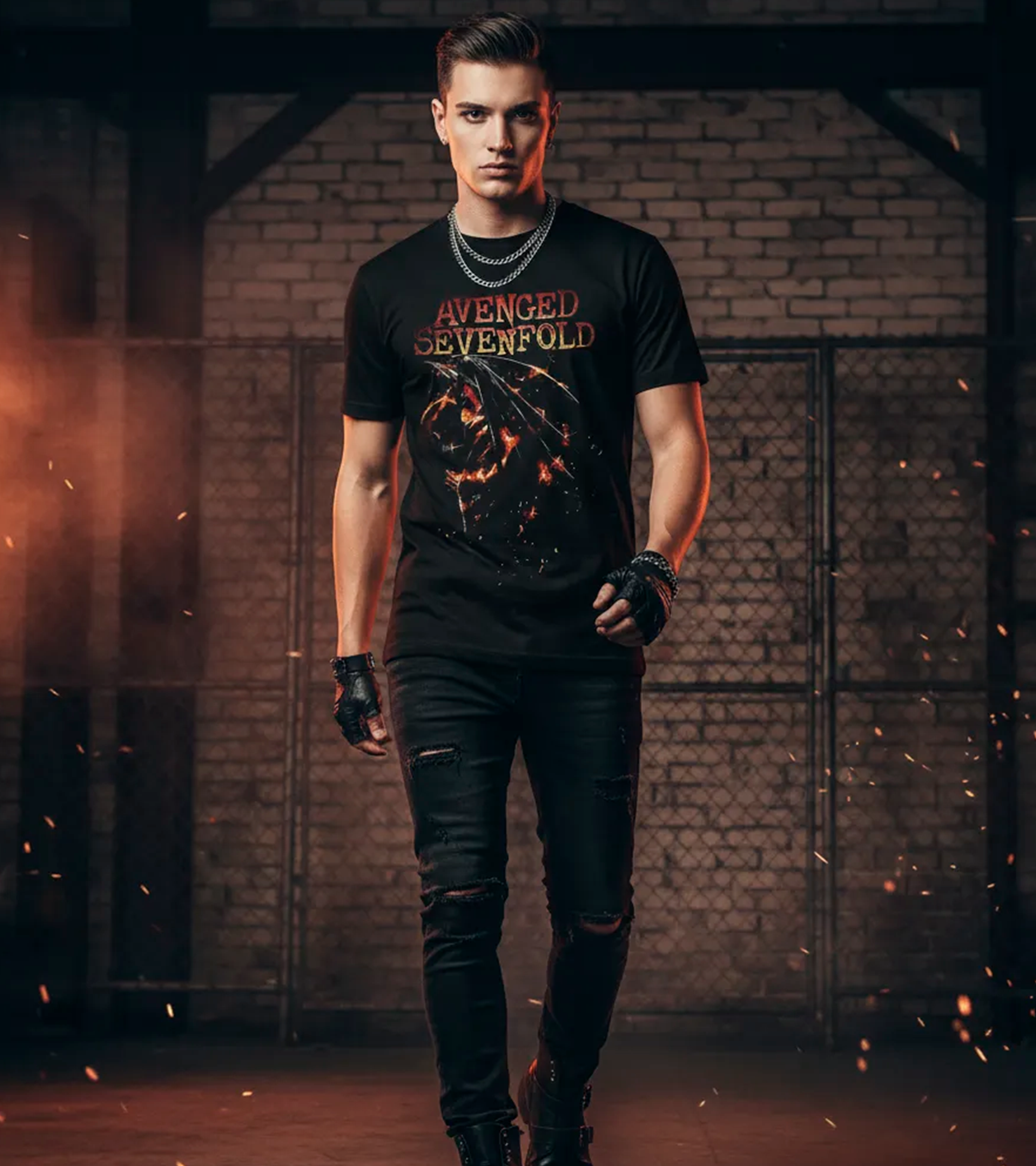 Polera Avenged Sevenfold Gargola