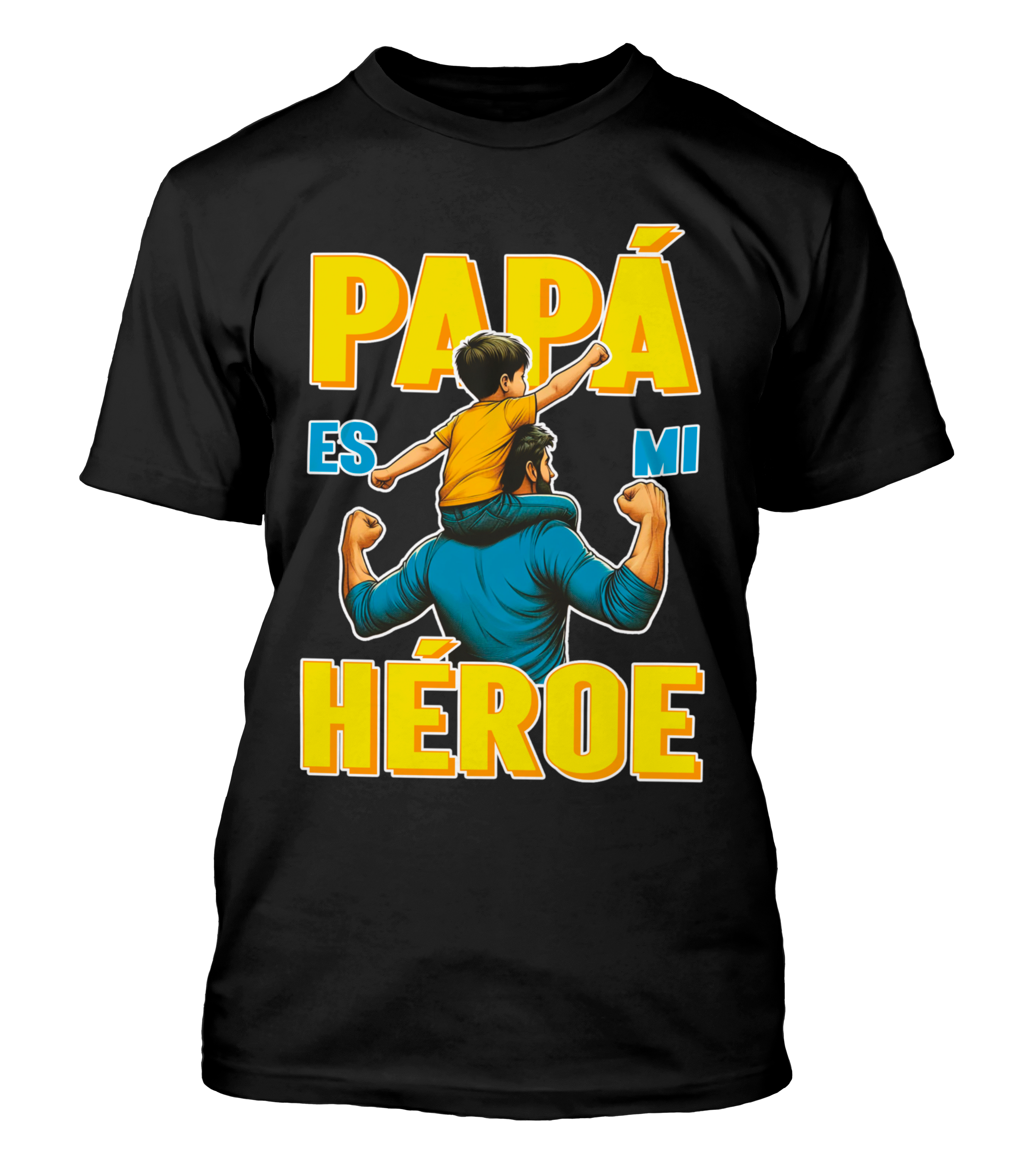 Polera Papá Es Mi Héroe Dia Del Padre